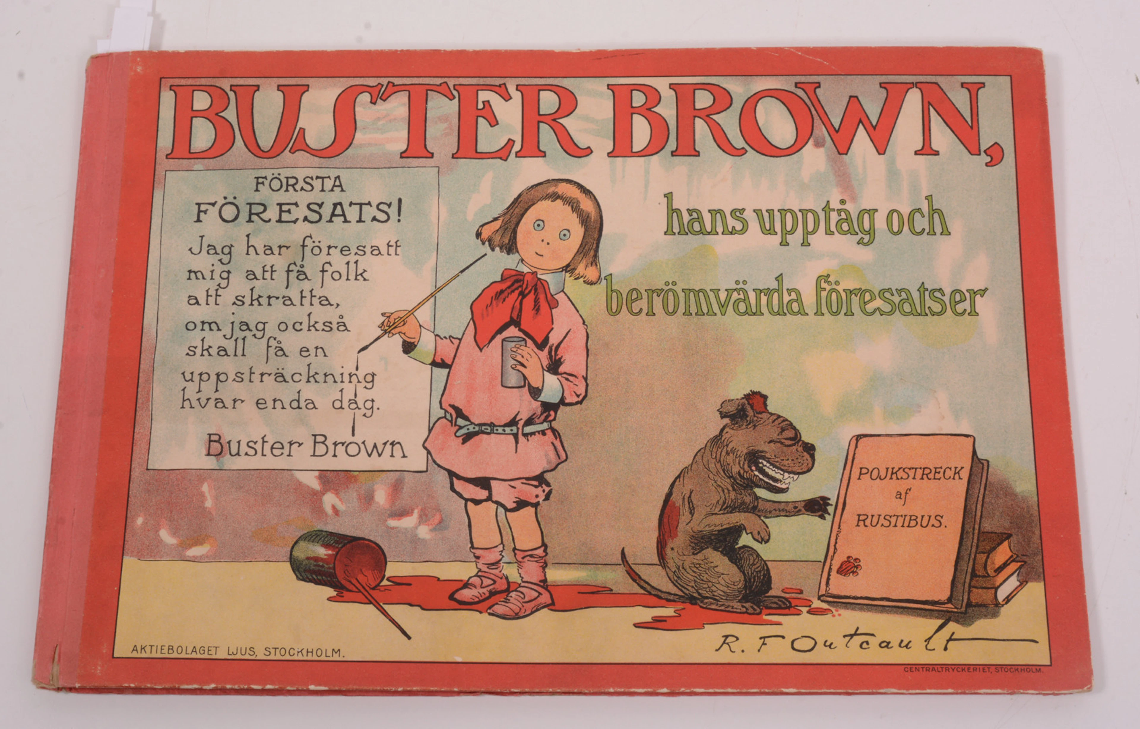 Buster Brown Serietidning. Första upplagan 1907.