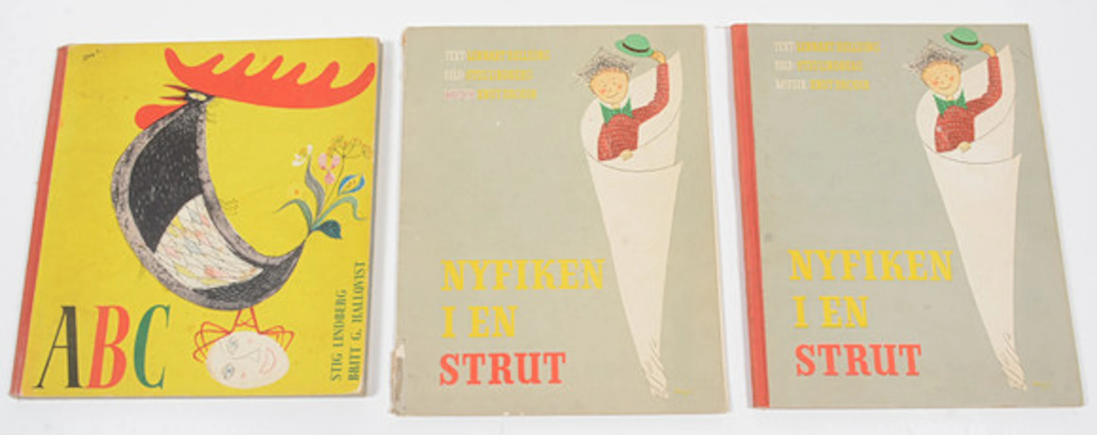 STIG LINDBERG. ABC / Nyfiken i en strut. 3…
