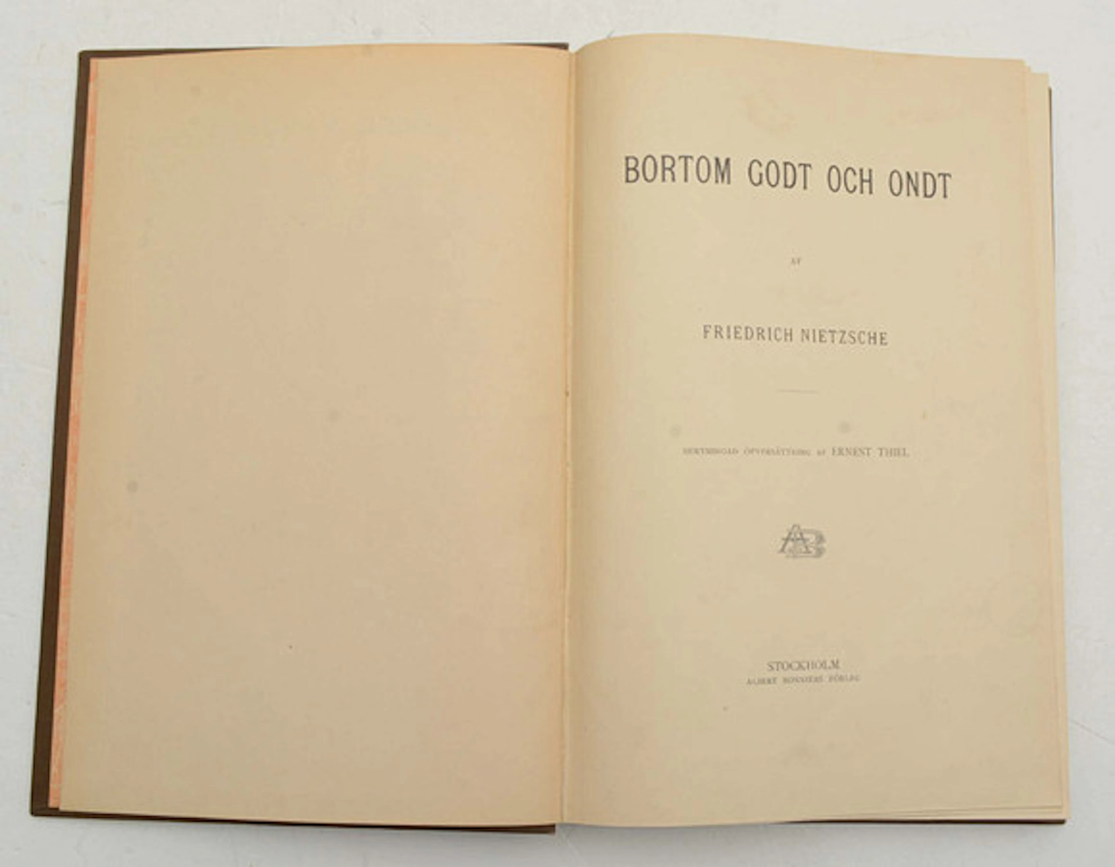 Bortom godt och ondt / Friedrich Nietzsche.