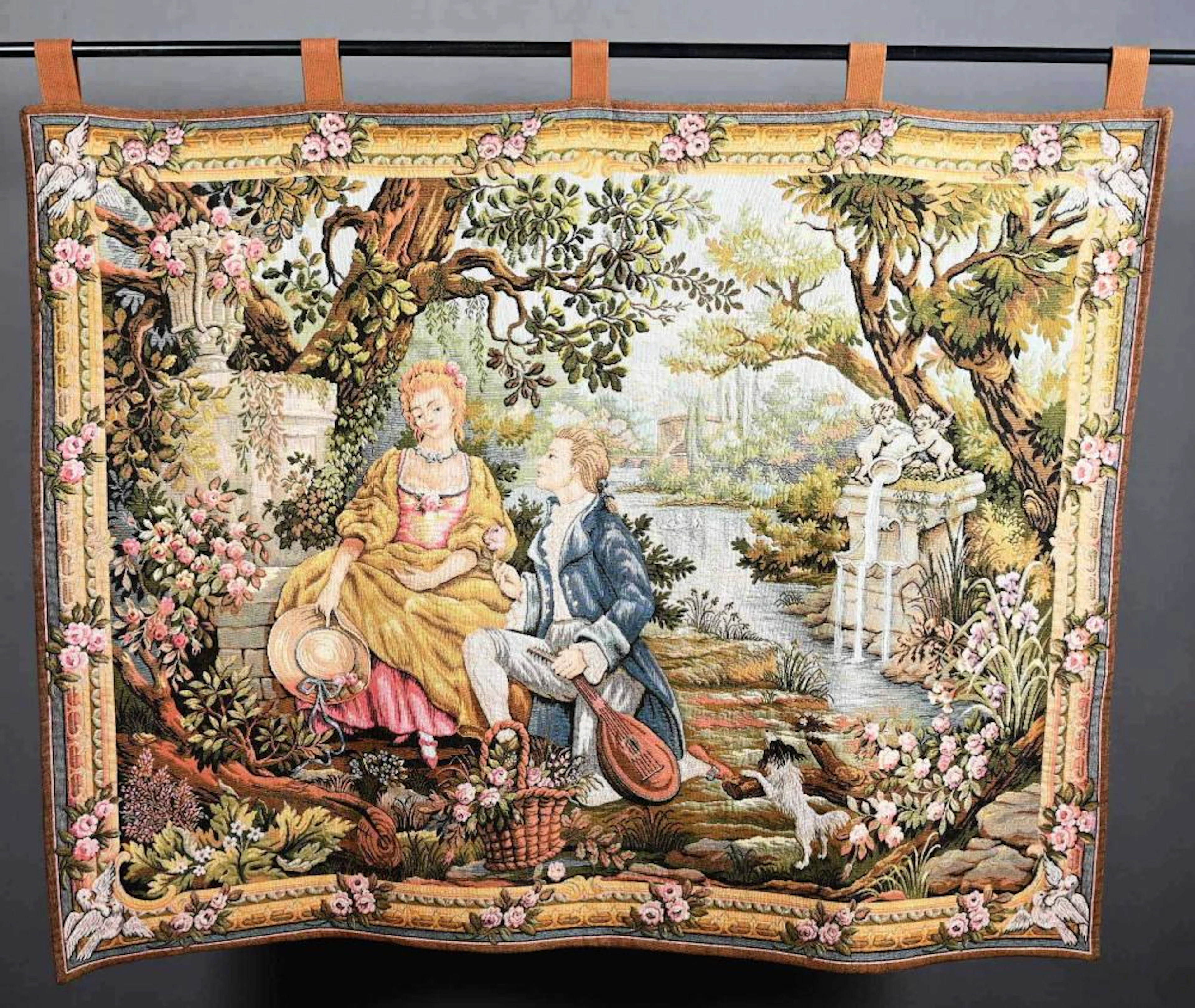 Tapisserie " Jardin d'Amour" by Marc Waymel.