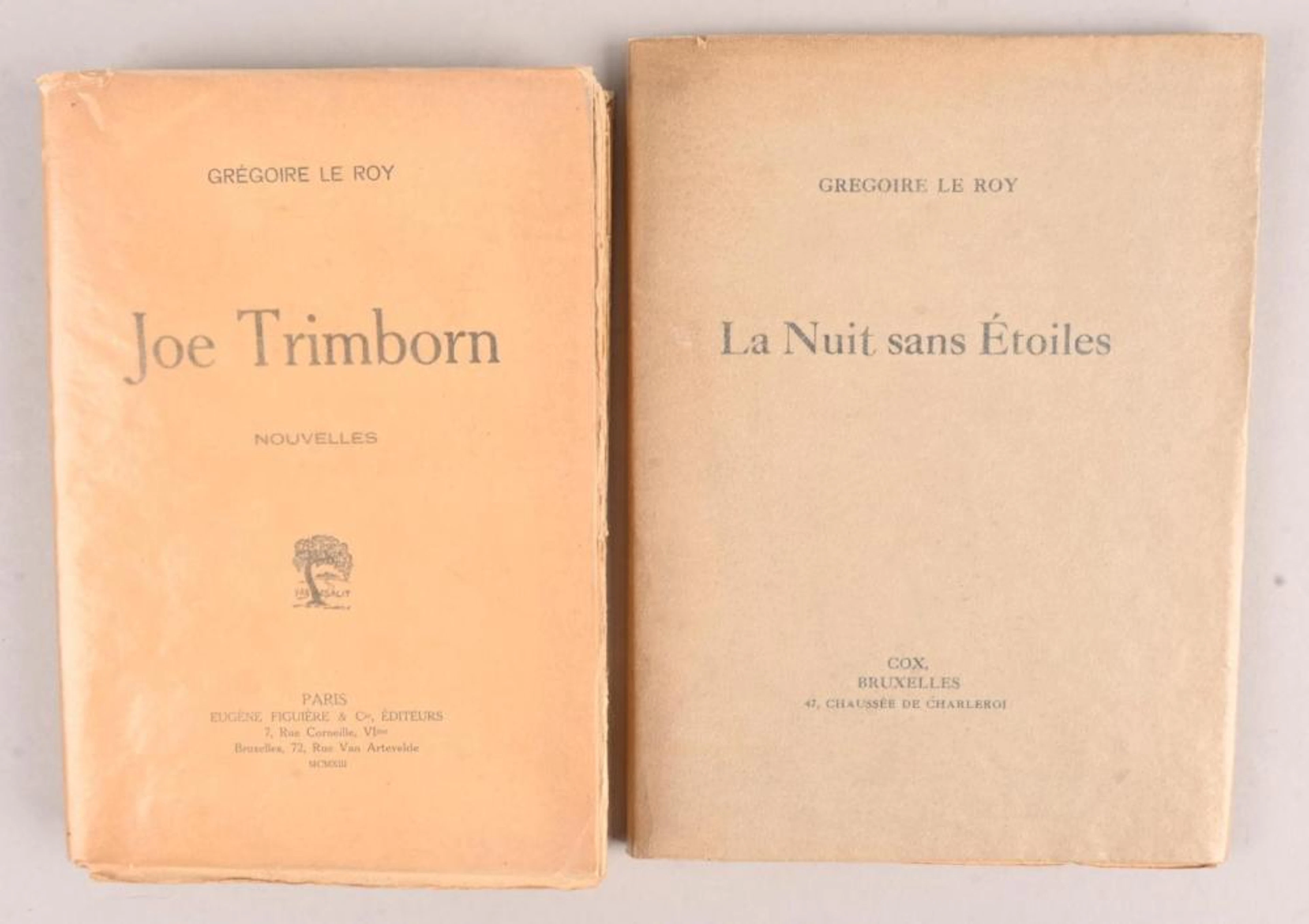 LE ROY Grégoire LE ROY Grégoire Joe Trimborn ? Nouvelles Paris, Figuière