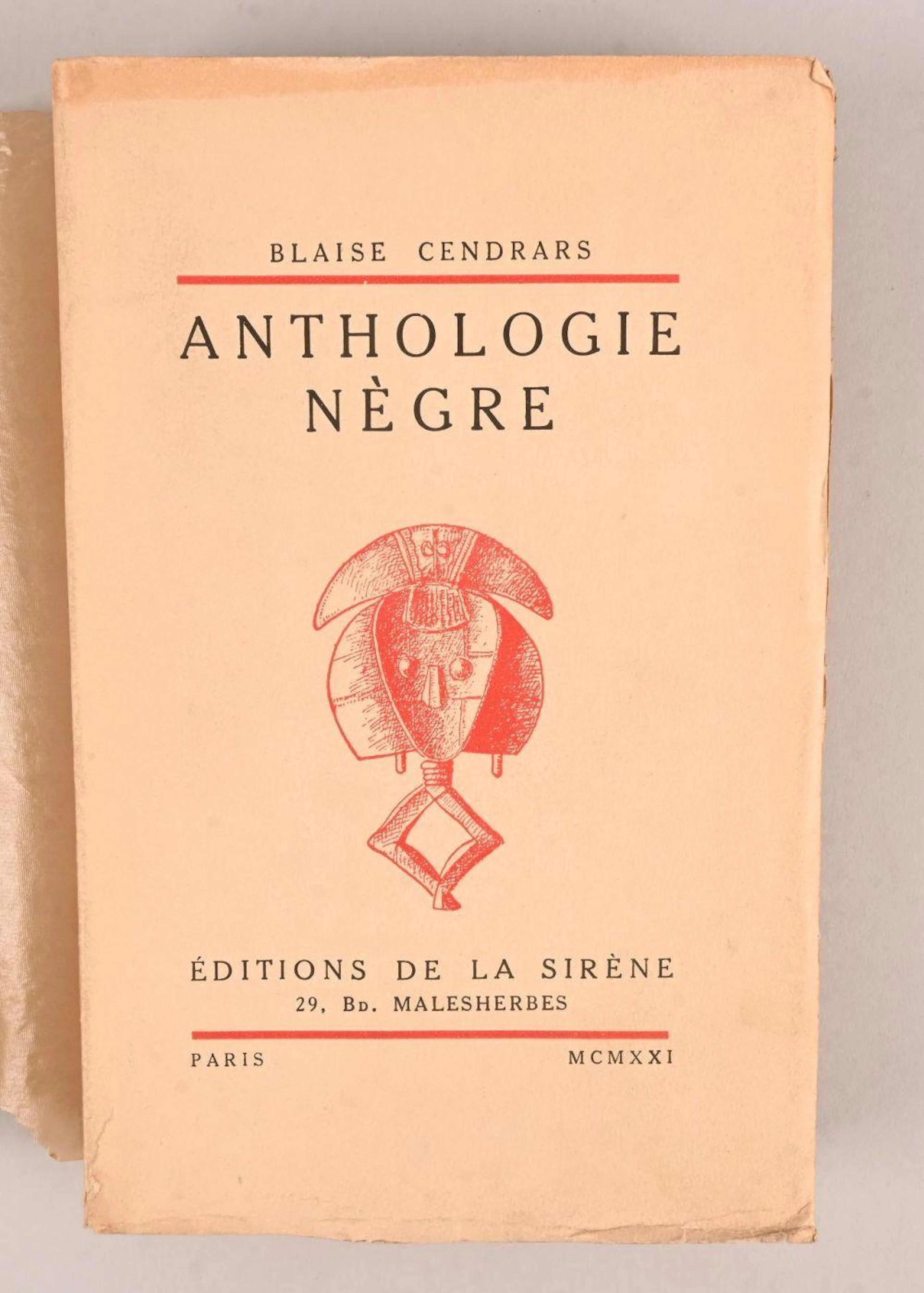 CENDRARS Blaise CENDRARS Blaise 1/35 DE TÊTE SUR PUR FIL Anthologie nègr