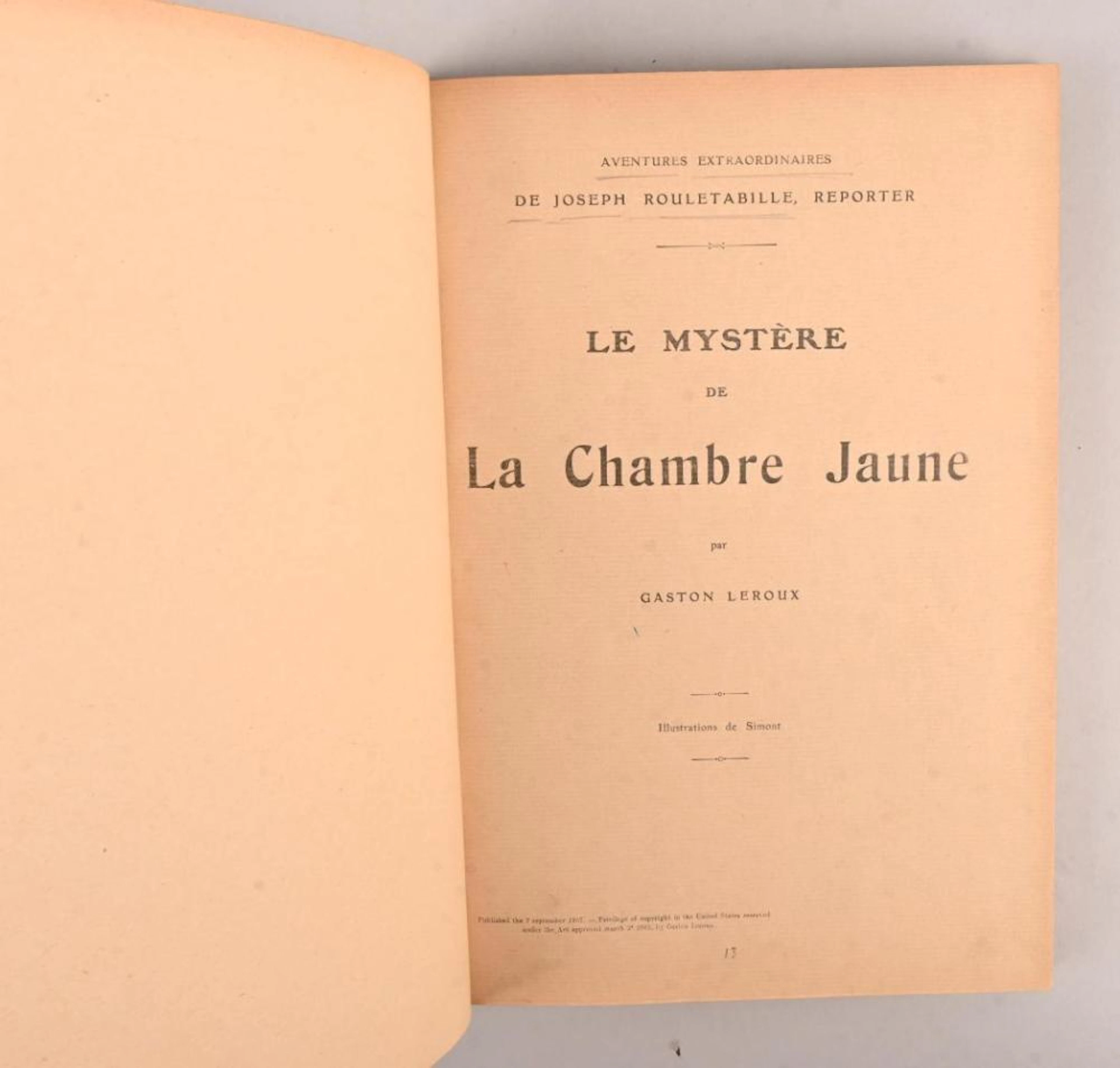 LEROUX Gaston LEROUX Gaston Les Aventures extraordinaires de Joseph Roule