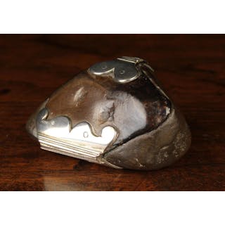 An Unusual 18th Century Silver Mounted Snuff Box made...