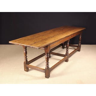 A Charles II Oak Refectory Table