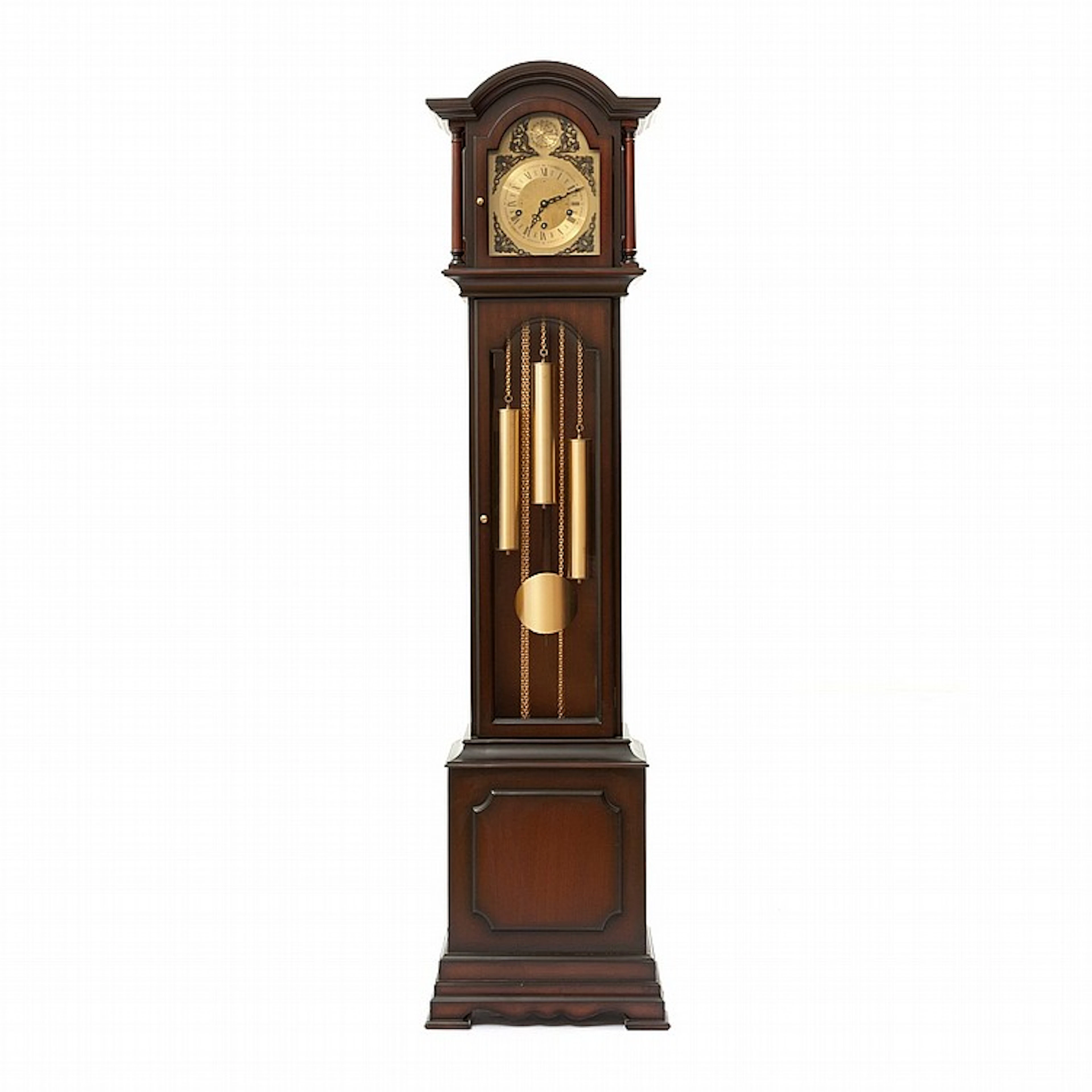 A LONGCASE CLOCK