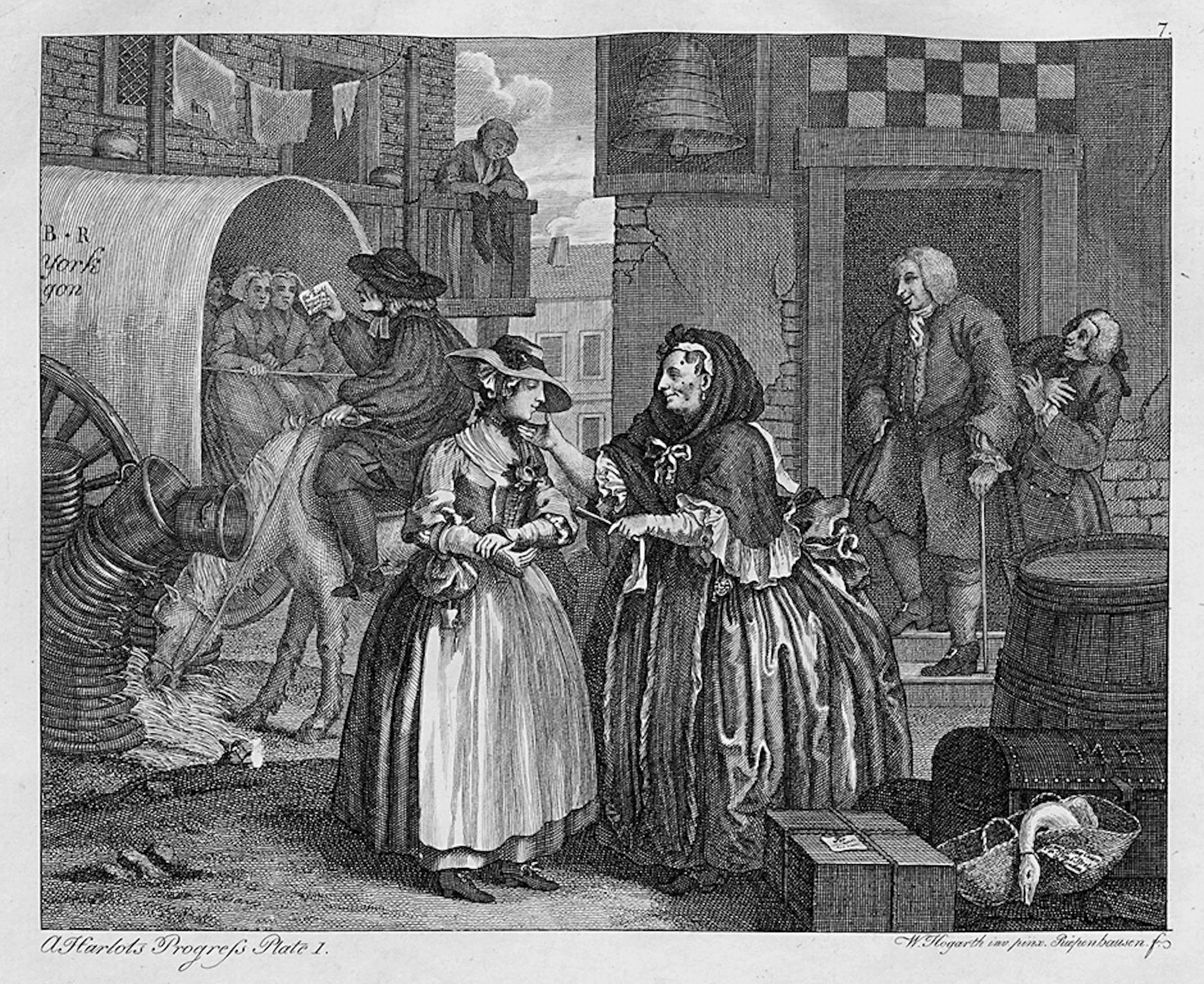 WILLIAM HOGARTH. Sammlung Hogarthischer Kupferstiche. 5 Hefte. 1794.