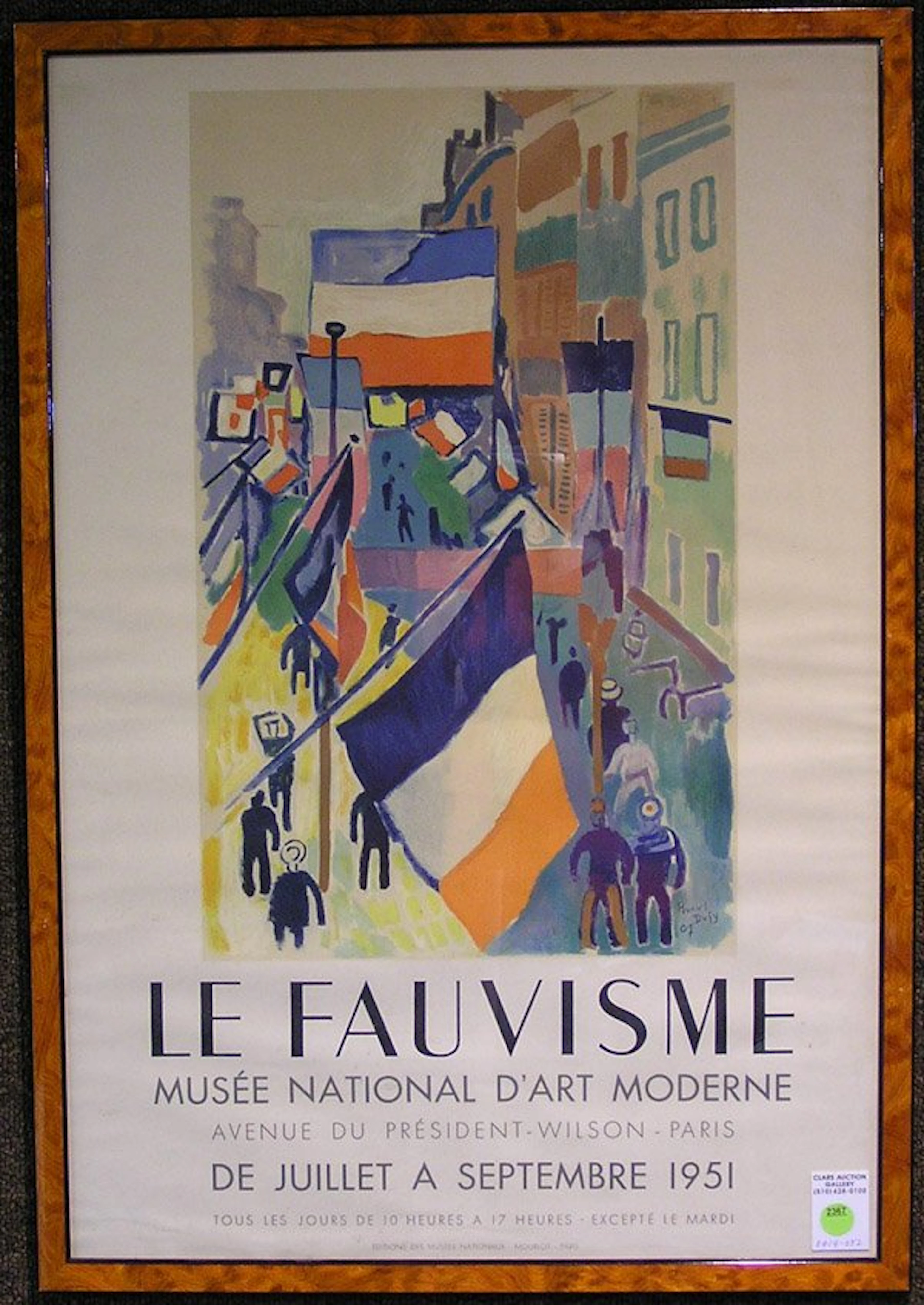 2367: Exhibition poster,Mourlot,Dufy,French