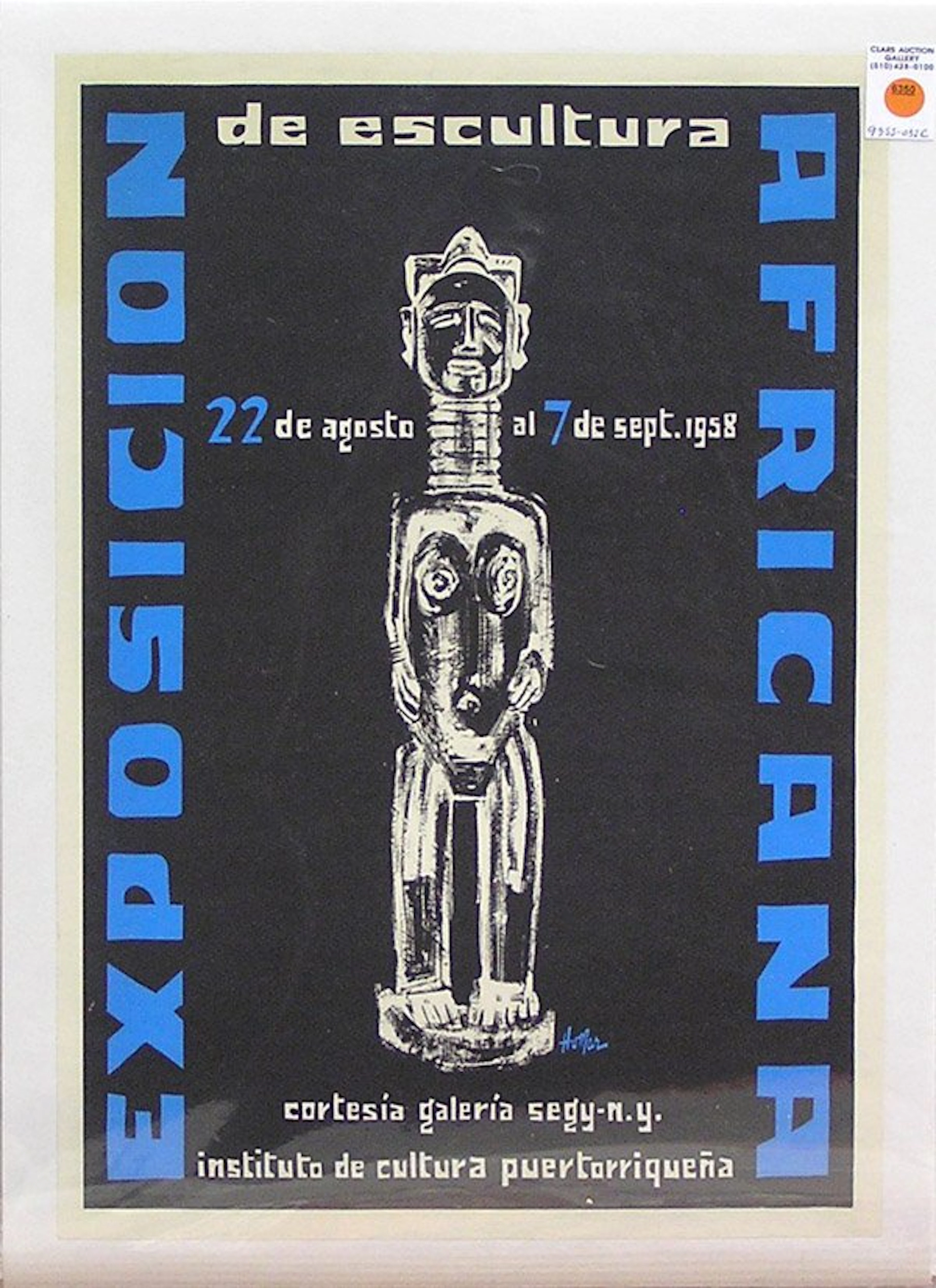6350: vintage gallery poster Puerto Rican