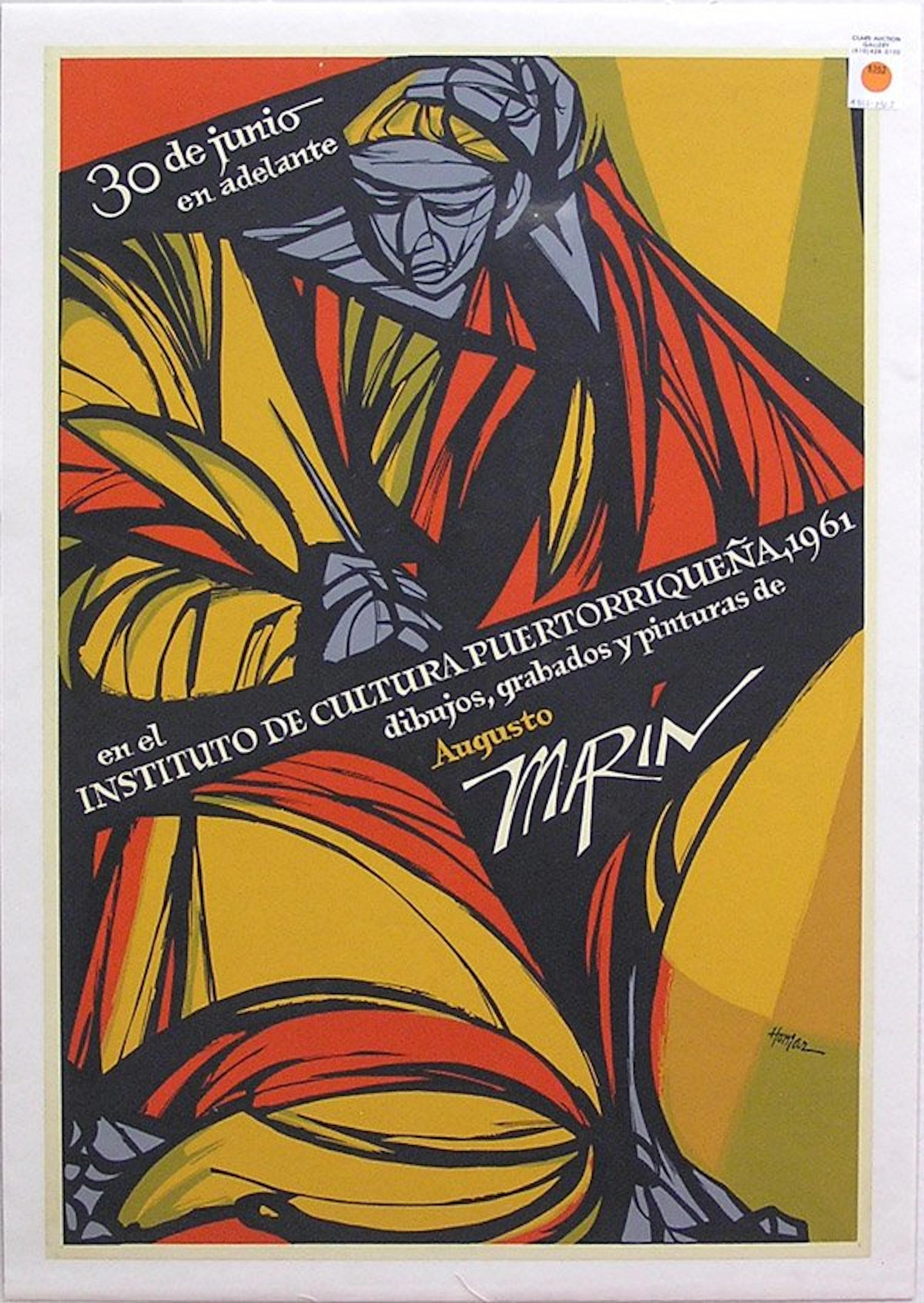 6353: vintage poster Puerto Rican Homar