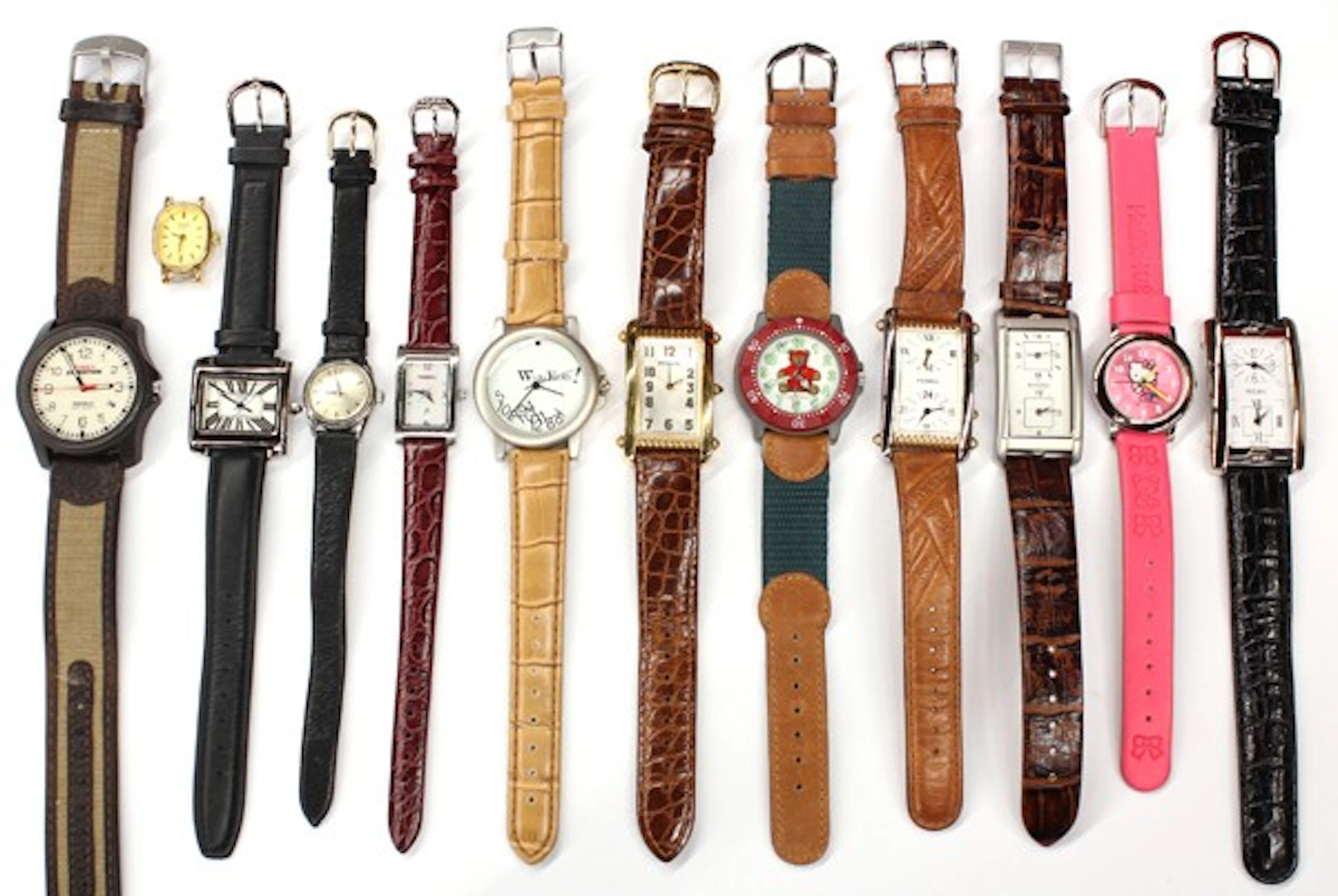 4538: Collection of miscellaneous watches and straps