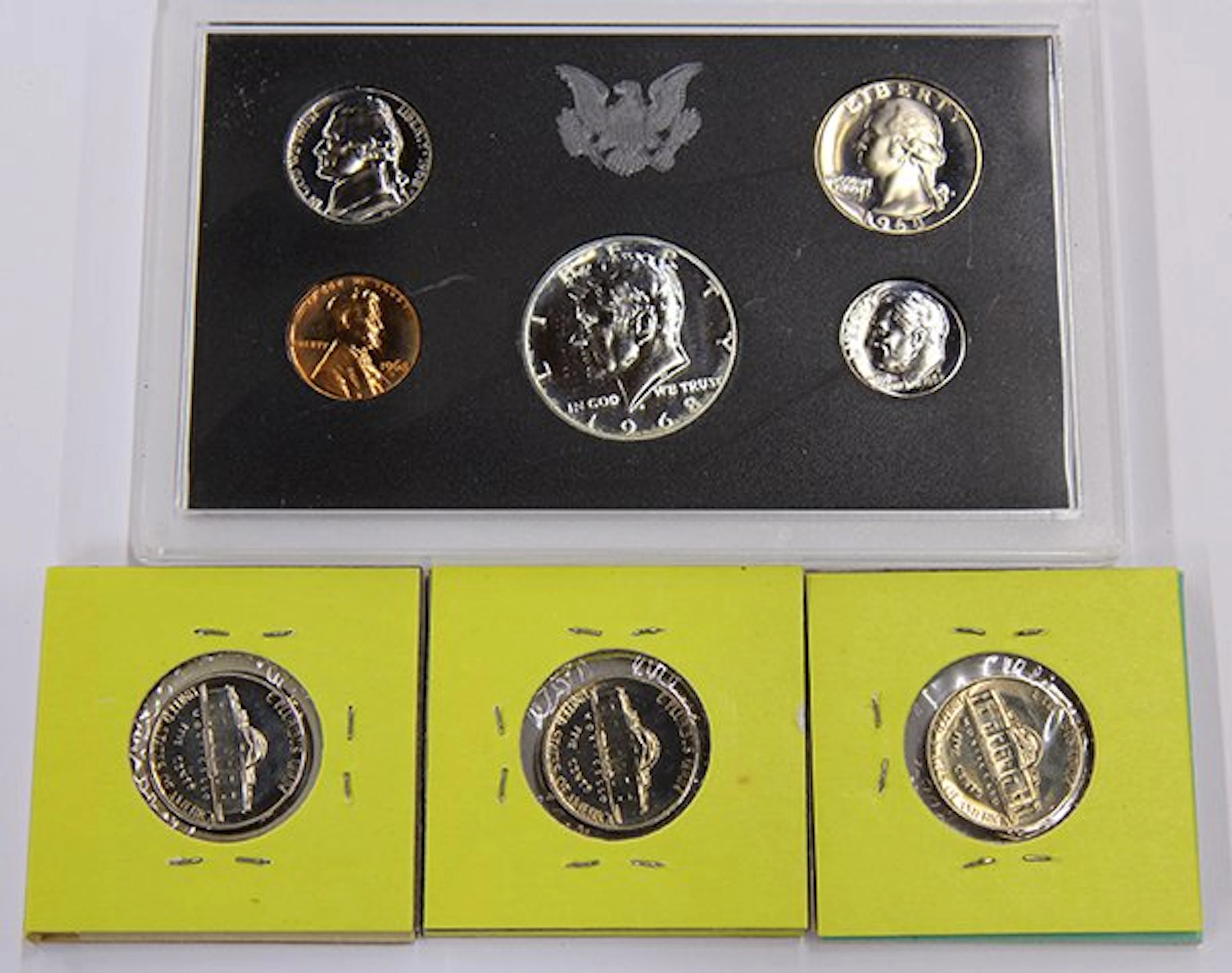 (lot of proof coins) In single sets