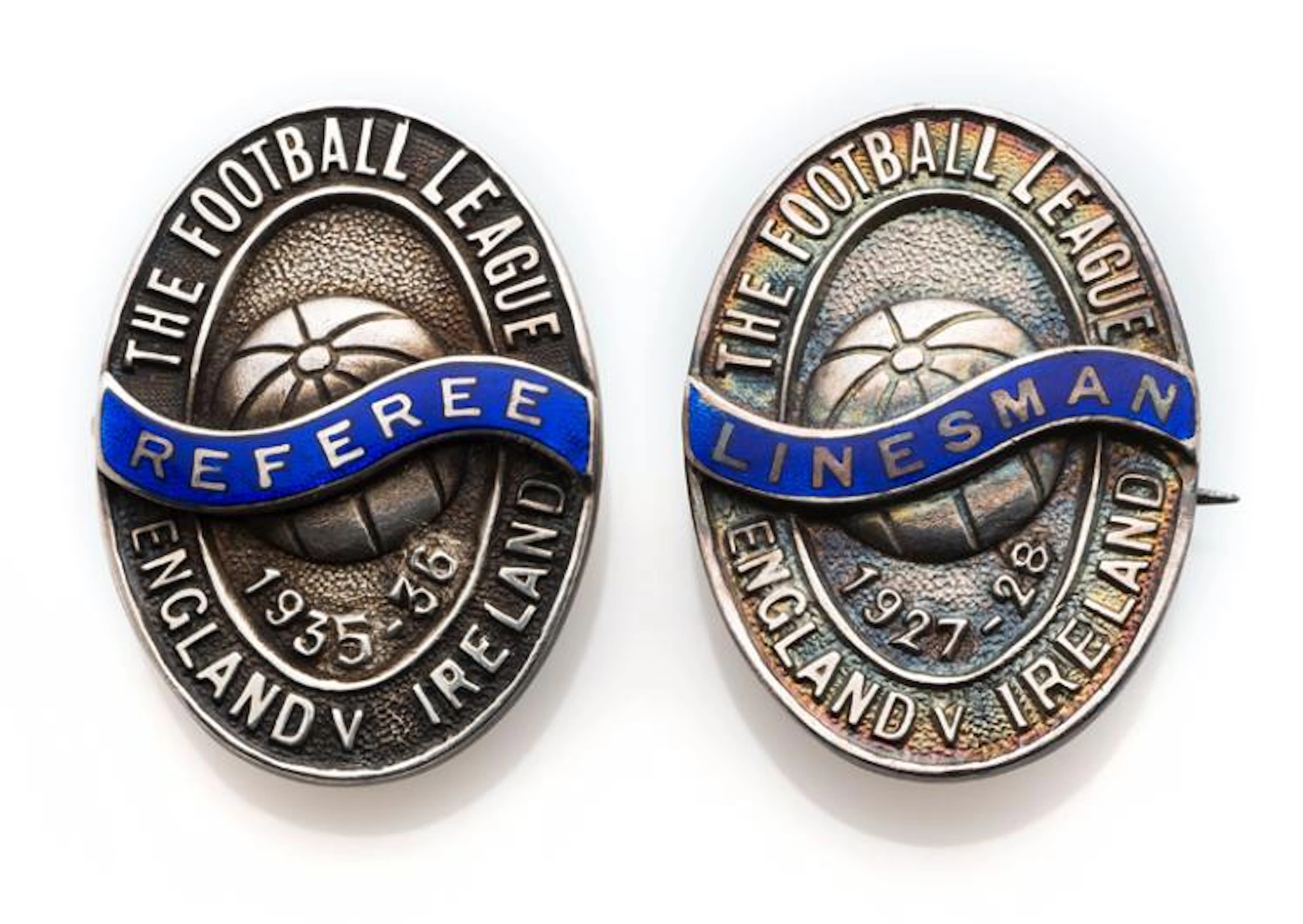 Two Football League v Irish Football League representative match medals awa
