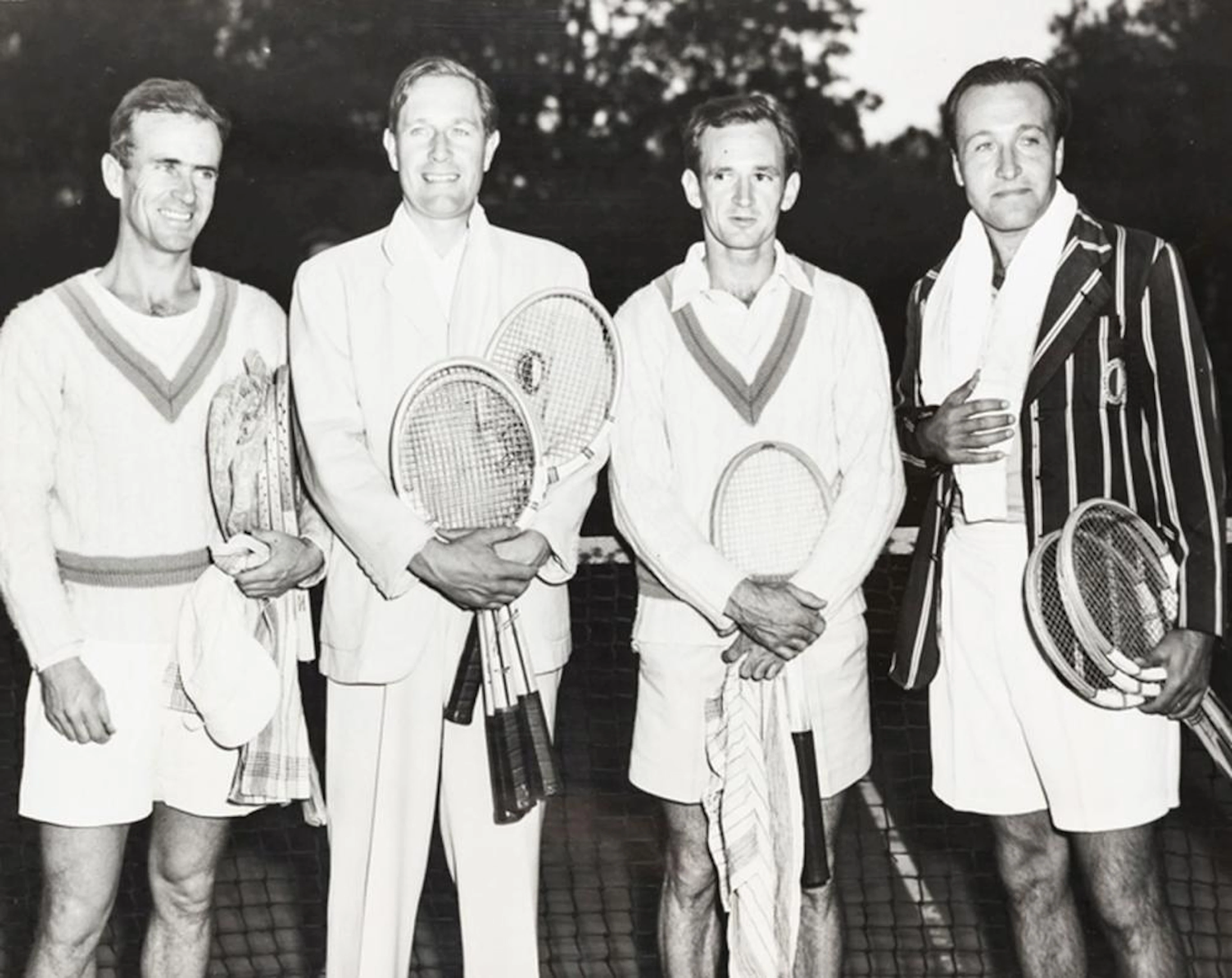 A collection photographs and Davis Cup programmes relating to Australian Te