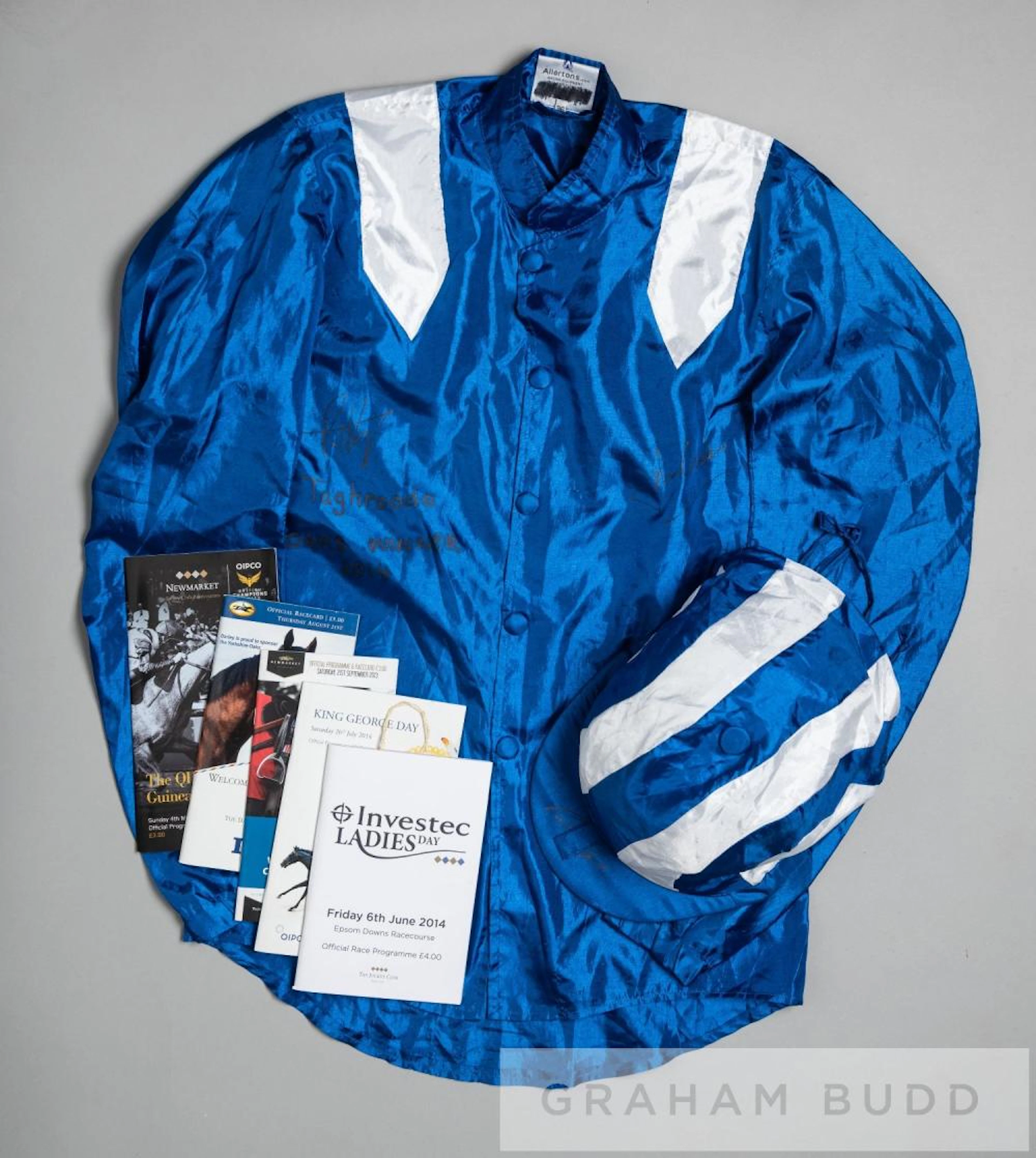 THE COLOURS OF THE LATE HAMDAN AL MAKTOUM WORN BY PAUL...