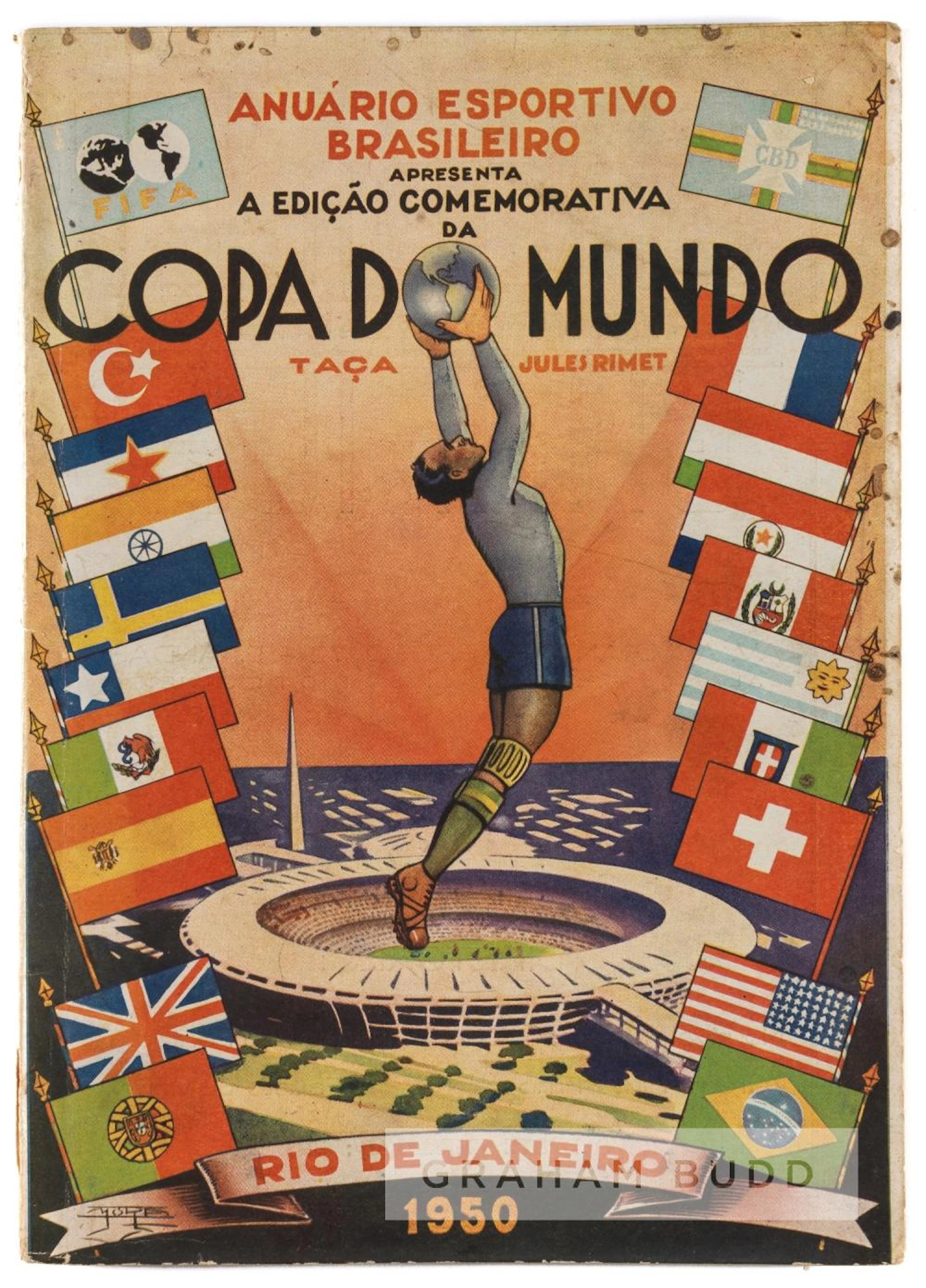 1950 BRAZIL FIFA WORLD CUP ?COPA DO MUNDO TACA JULES...