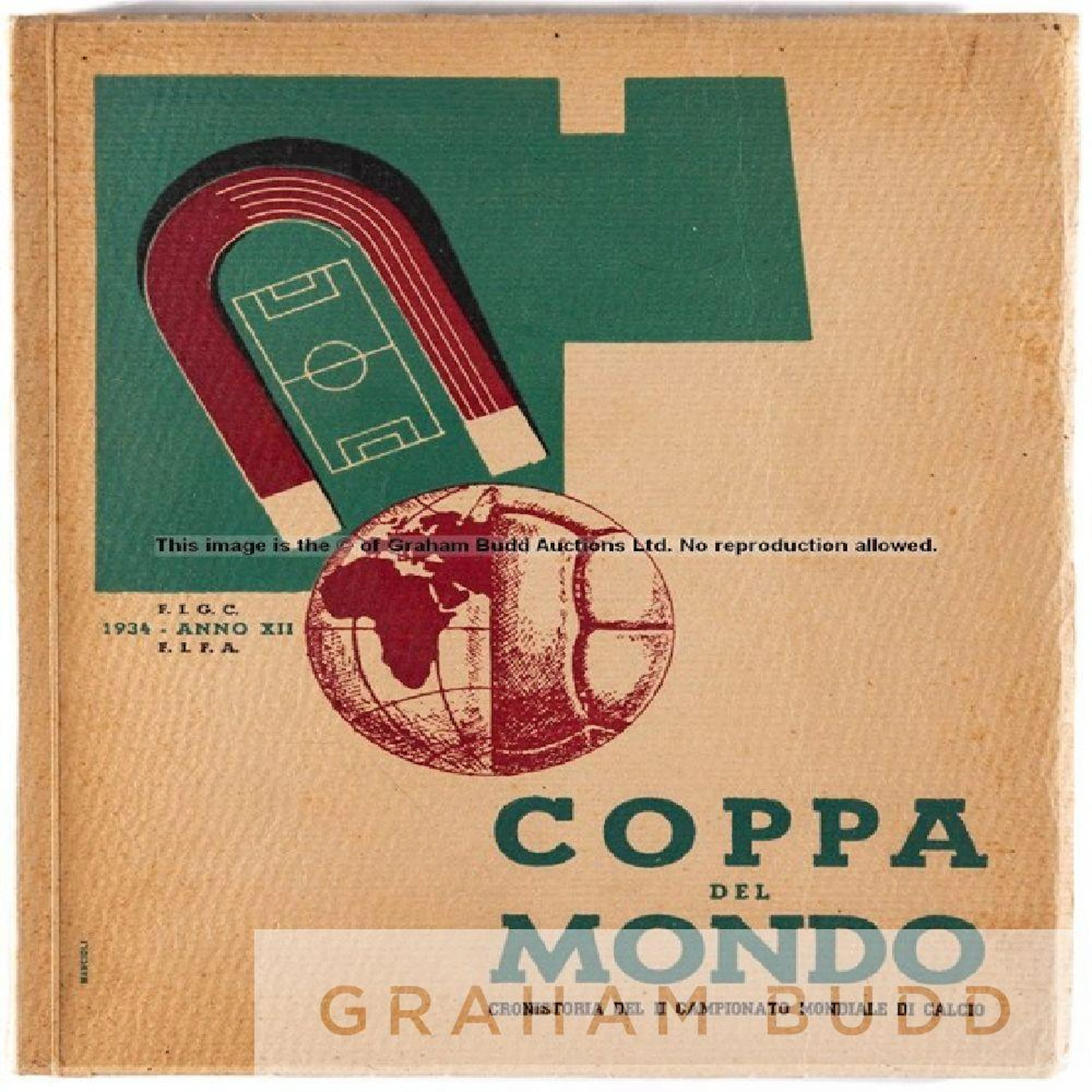 Official Report for the 1934 World Cup