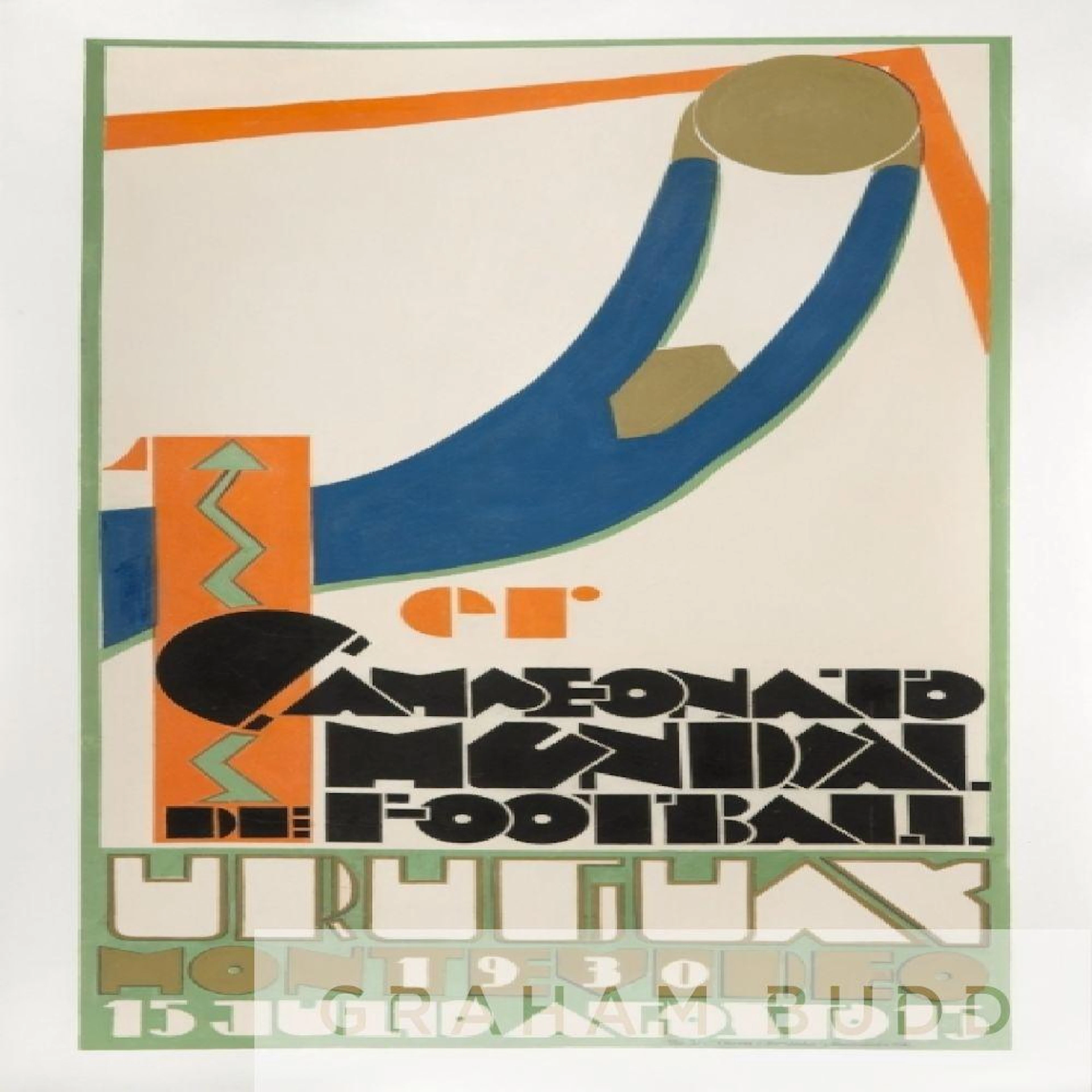 Official 1930 World Cup poster