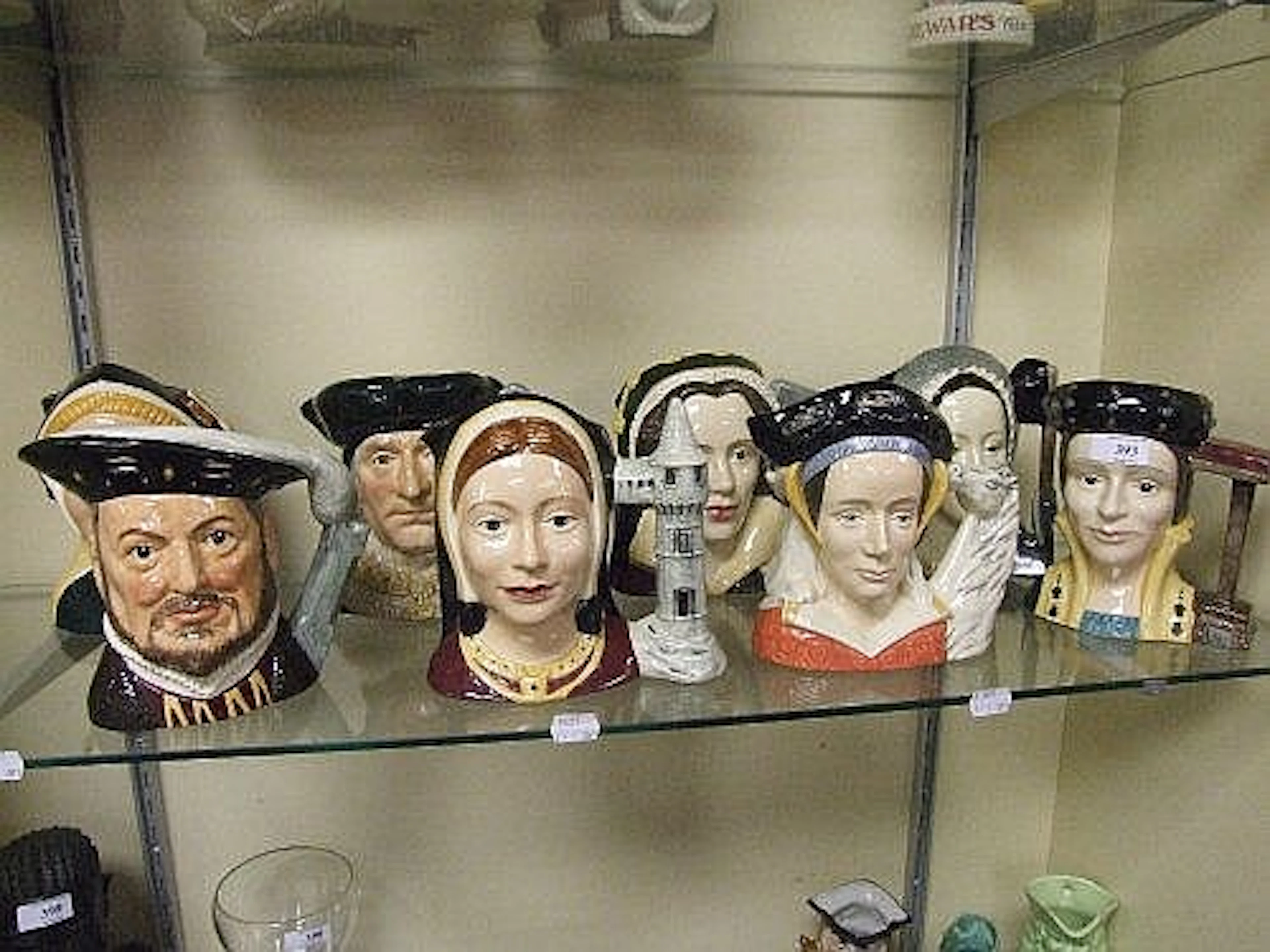 Eight Royal Doulton Character Jugs comprising