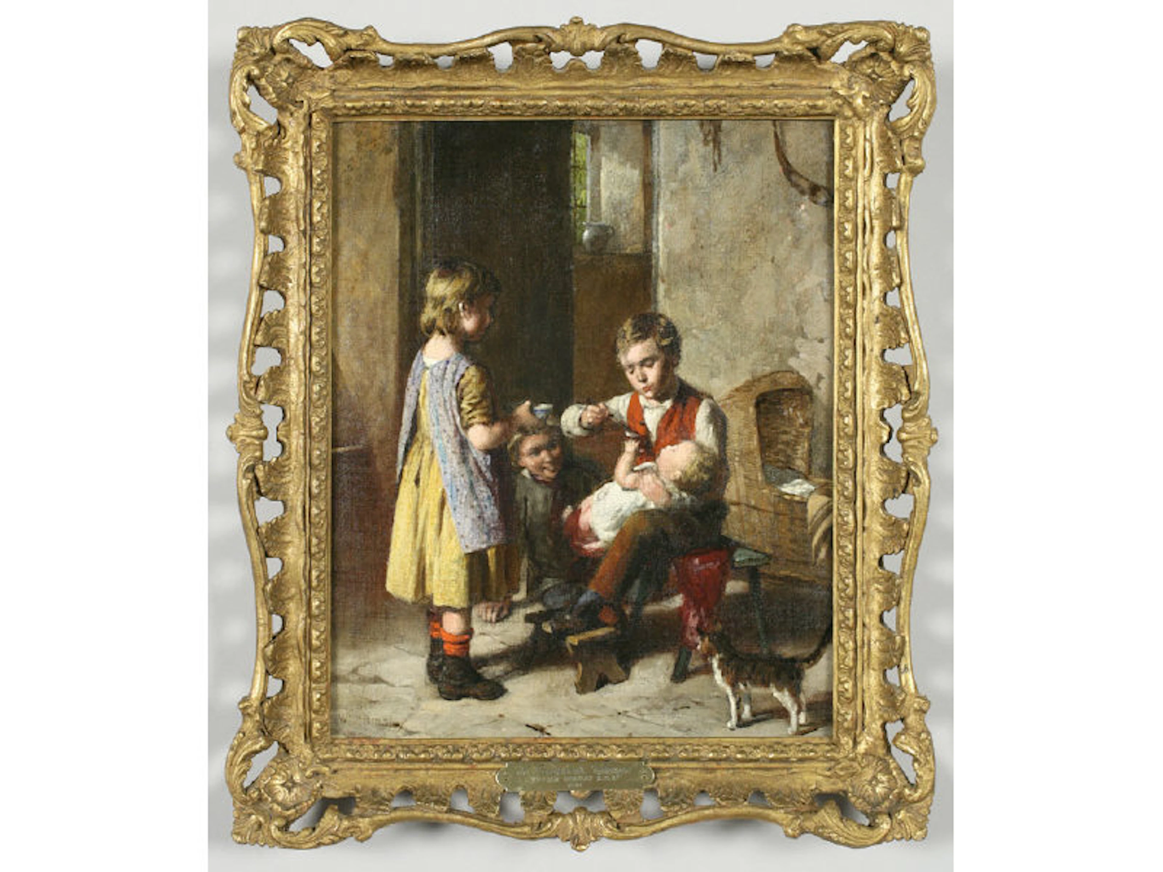 William Hemsley oil painting on canvas