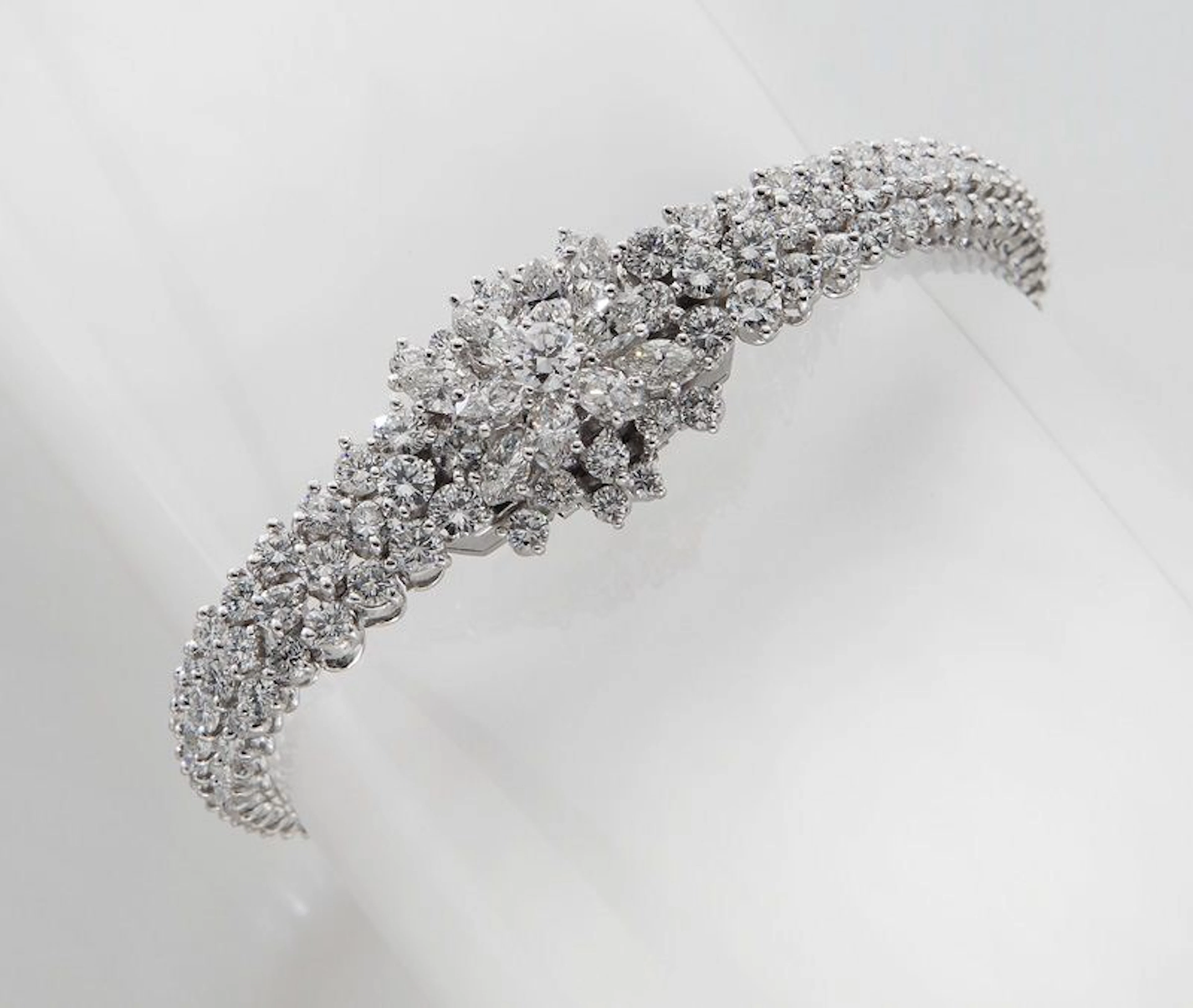 Blancpain platinum and diamond bracelet watch