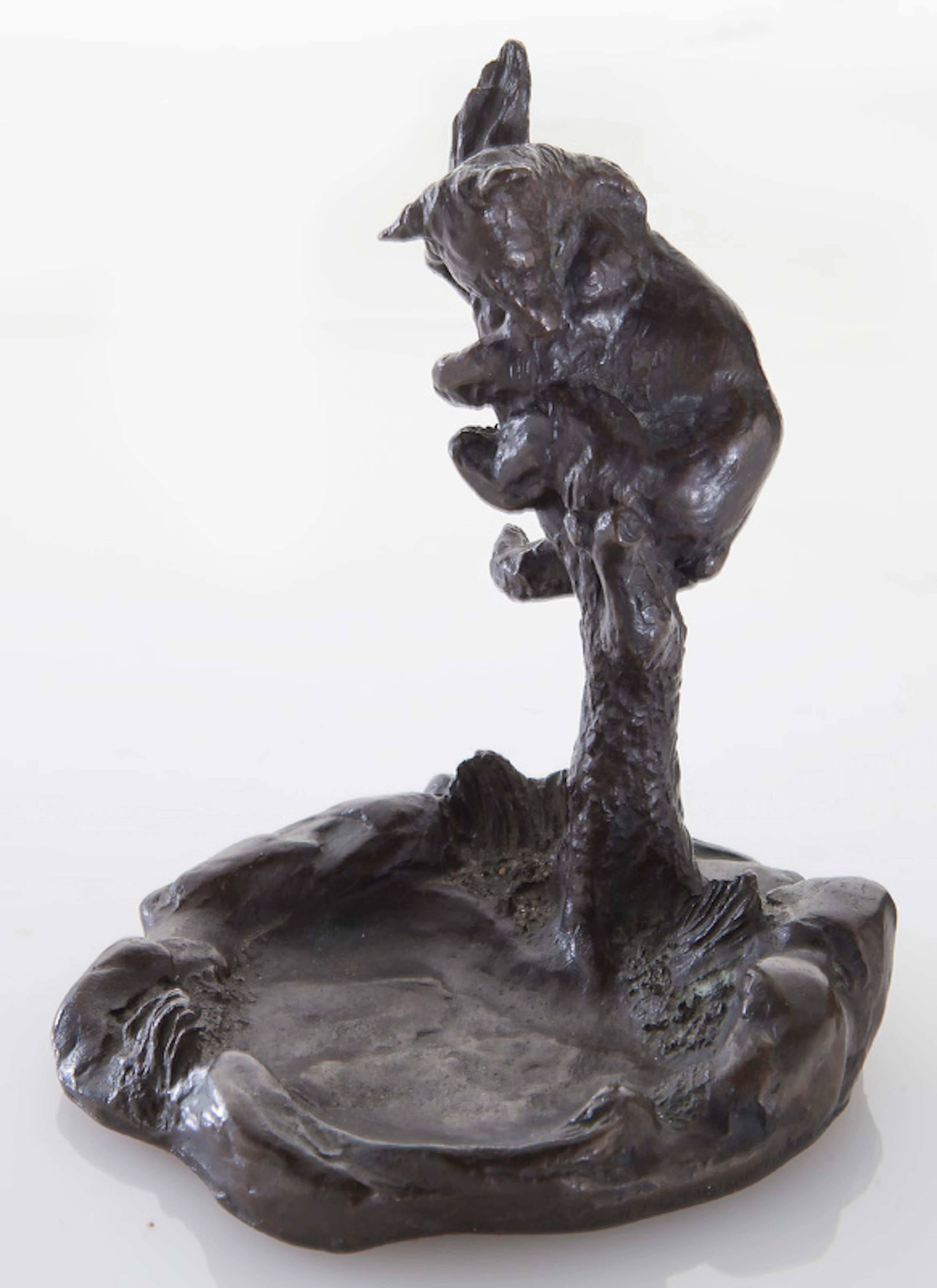 Charles Marion Russell "Treed" bronze.