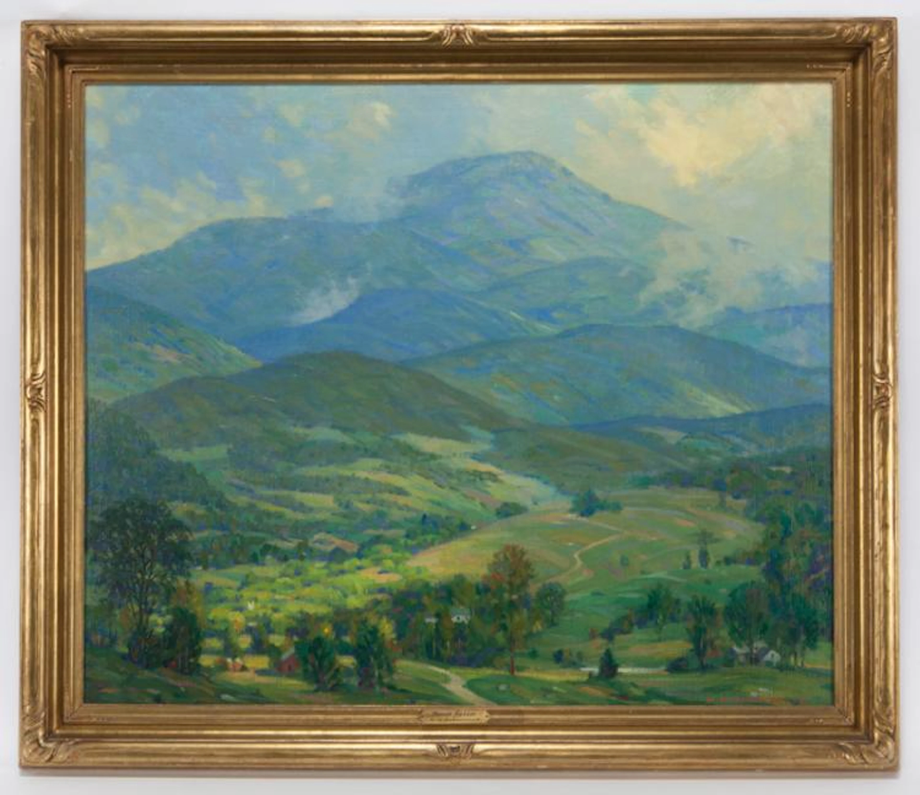 Wallace Weir Fahnestock "Mount Netop" oil