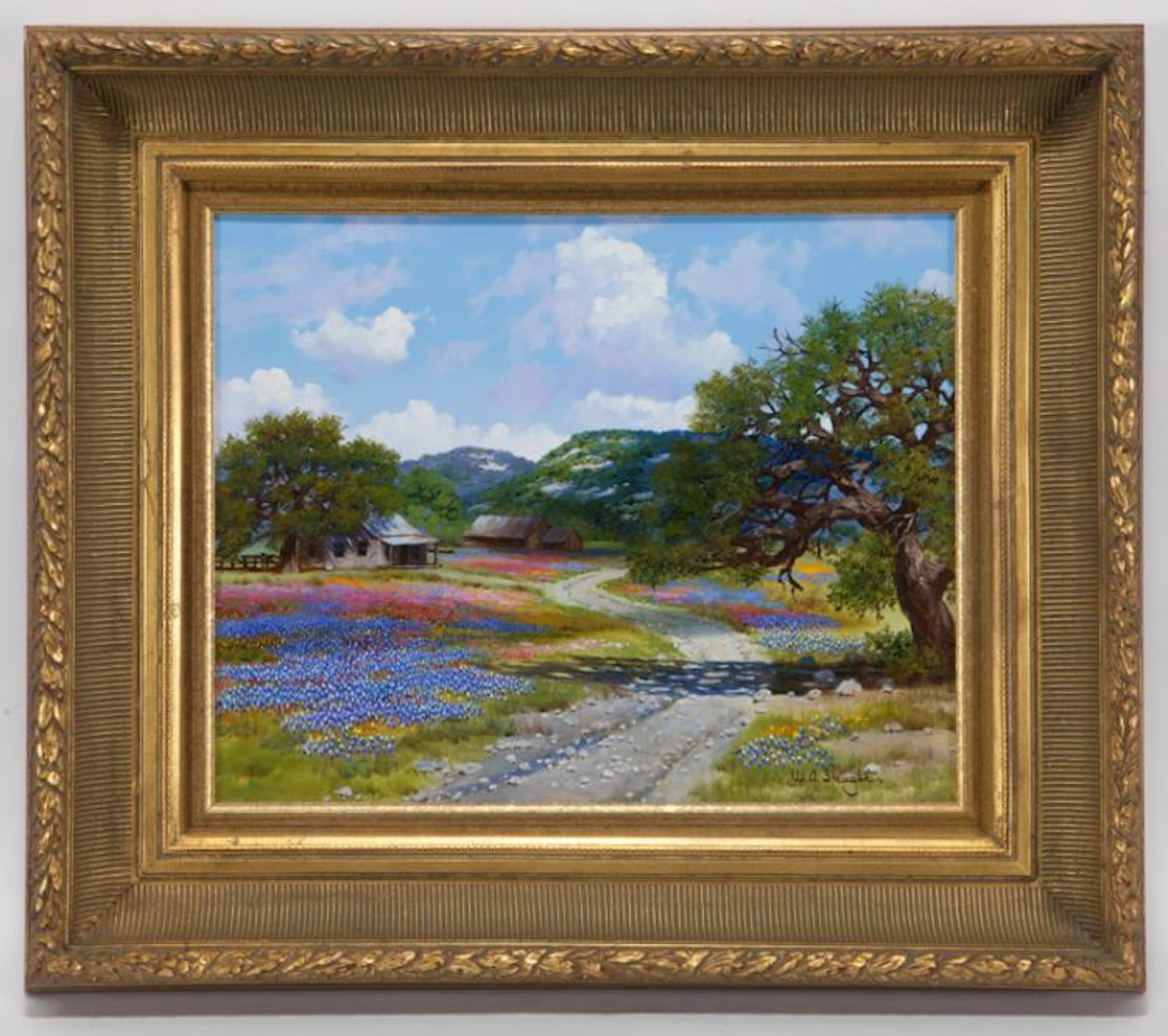 William A. Slaughter "Untitled (Bluebonnets)"