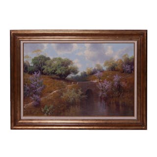 A. D. Greer, Oil on Canvas Landscape