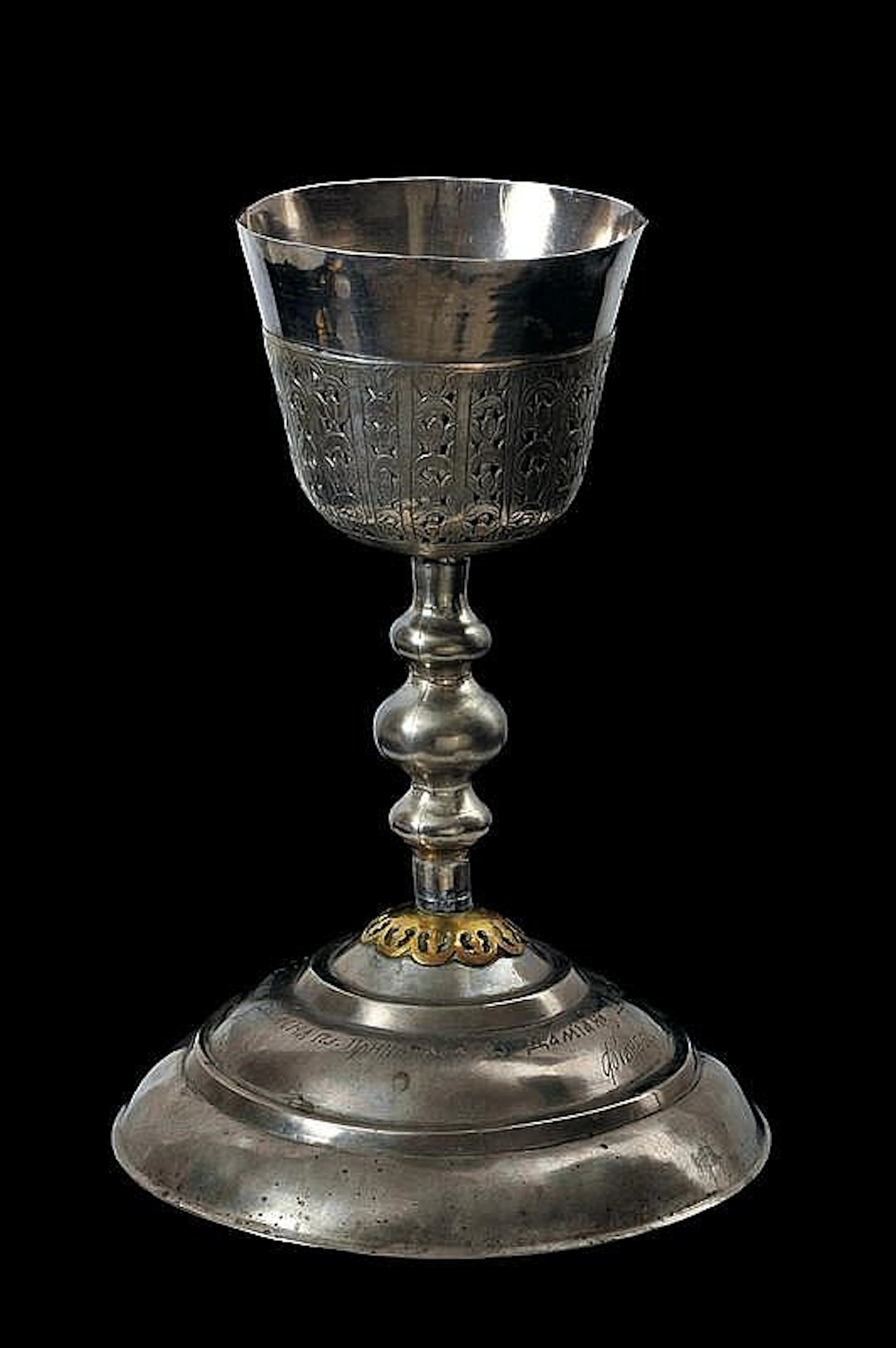 A silver chalice