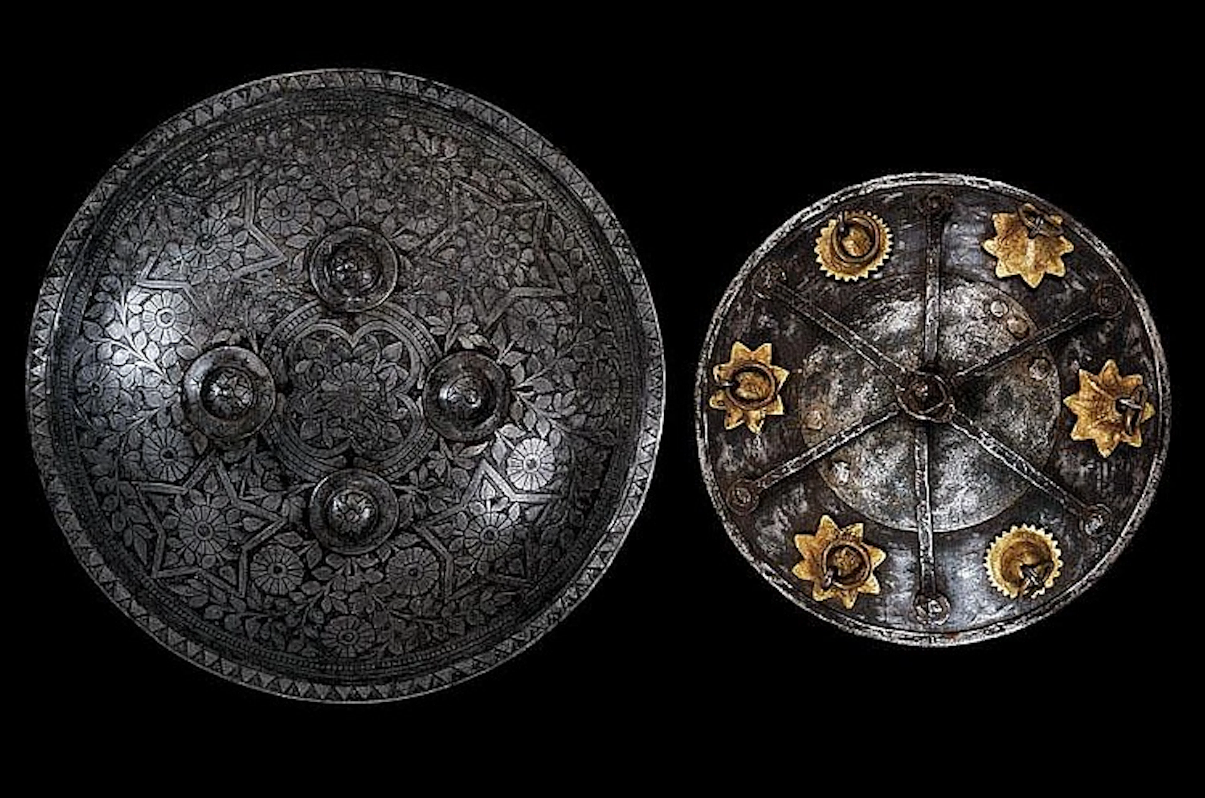 A lot of two shields