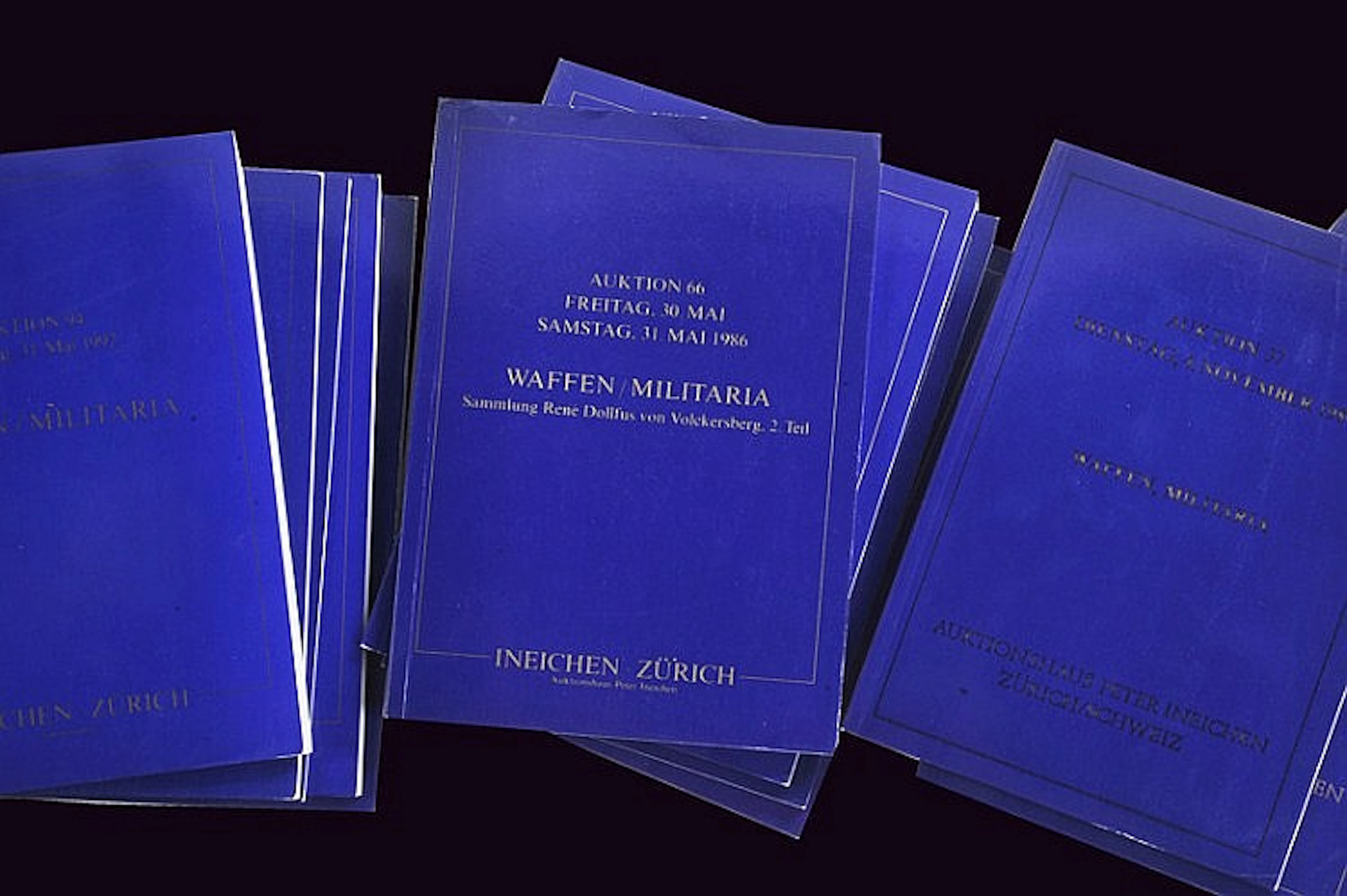 Ineichen, lot of fourteen auction catalogues