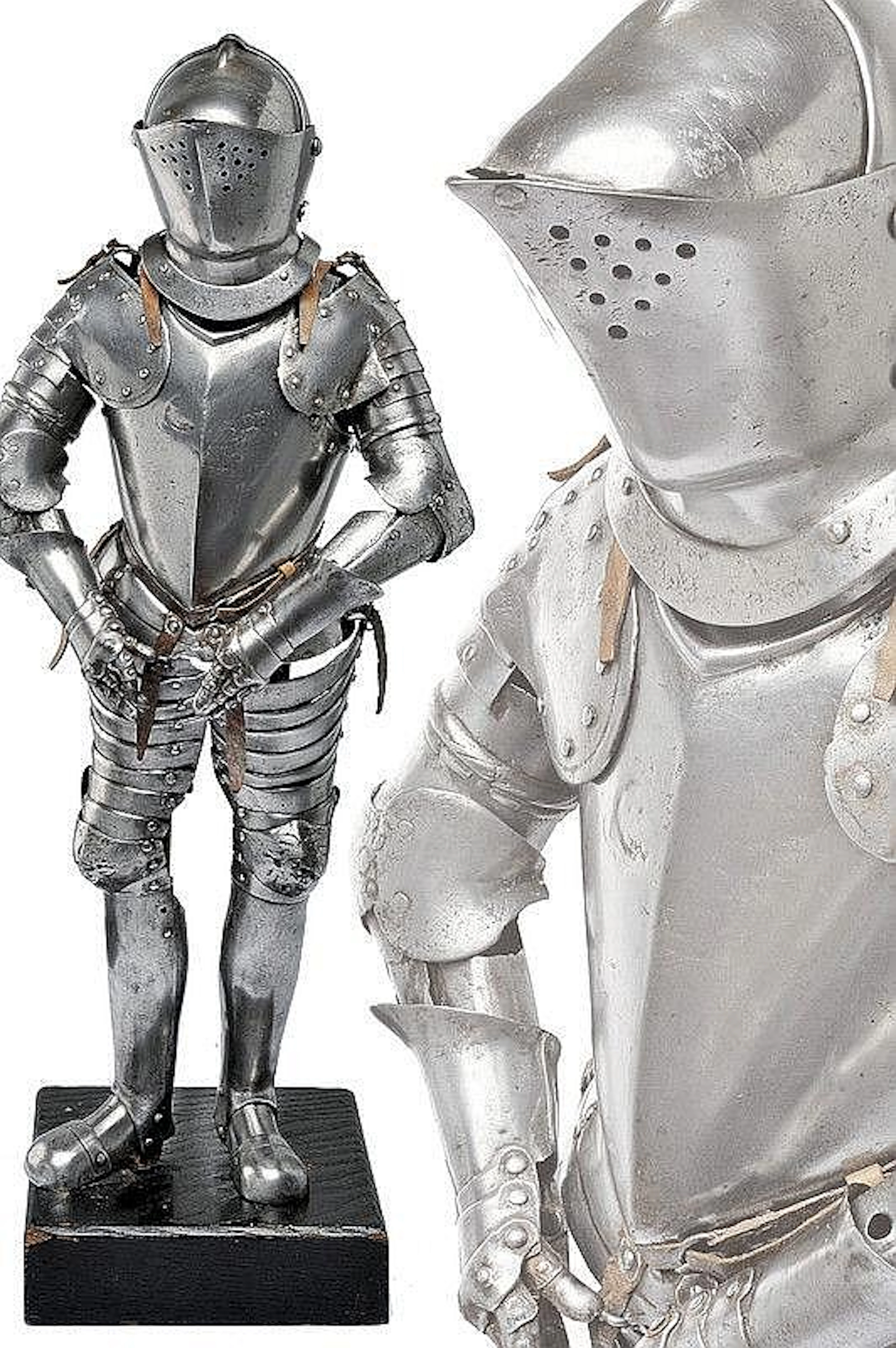A full miniature foot armor