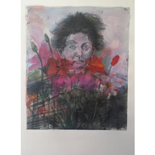 Jim DINE - ’Nancy Outside in July VI: Flowers of the Holy Land, 1979