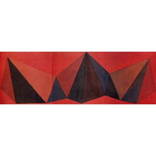 Sol LEWITT - Piramidi VIII, 1986 - Lithographie originale signée au crayon