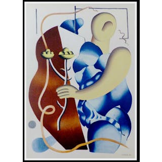 Fernand LEGER (d’après) - Composition cubiste II - Lithographie