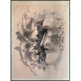 Fernand LEGER (d’après) - Tête de feuille, 1939 - Lithographie