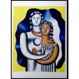 Fernand LEGER (d’après) - La femme et l’enfant II, 1955 - Lithographie