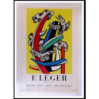 Fernand LEGER - Musée des Arts décoratifs,1956 - Affiche