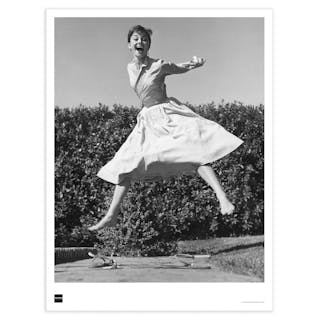Philippe HALSMAN - Audrey Hepburn, 1955 - Poster