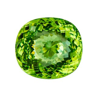 Tourmaline Paraïba vert jaunâtre néon 20,65 carats.