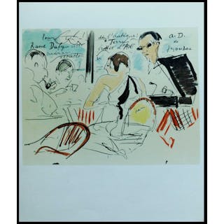 Raoul DUFY (d’après) - Lettre à mon peintre III, 1965 - Lithographie