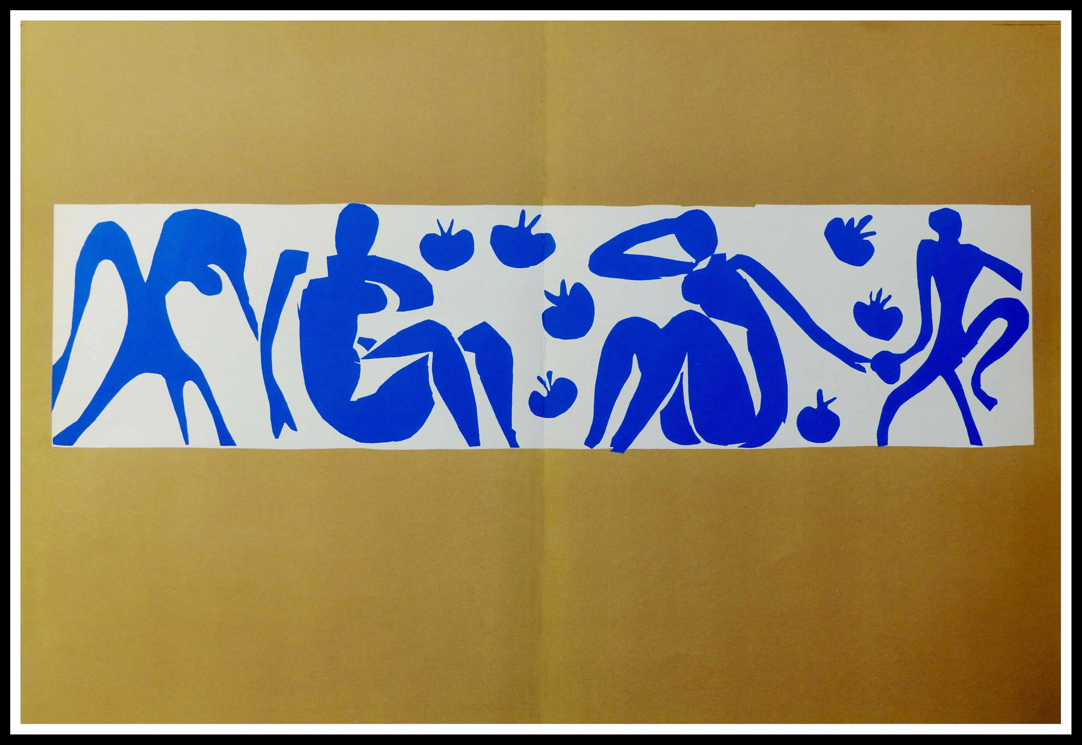Lithographie Signée Henri Matisse 'La Gerbe' 1958 - Original 35x26 Cm - Bon état A+