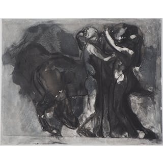 Auguste RODIN (d’après) - La fête du Centaure, 1897 - Gravure