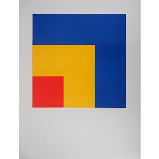 Ellsworth KELLY - Rouge, jaune et bleu - Lithographie en couleurs