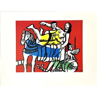 Fernand Léger (d’après) - Le Cirque - lithographie signée dans la planche