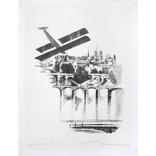 Robert DELAUNAY - Les Ponts et Notre-Dame 1926-1969 - Lithographie