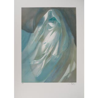 Jean-Baptiste VALADIÉ - Brassens : Le fantôme, Lithographie originale Signée