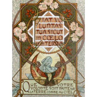 Alphonse MUCHA - Le Pater, 1899 - Lithographie originale