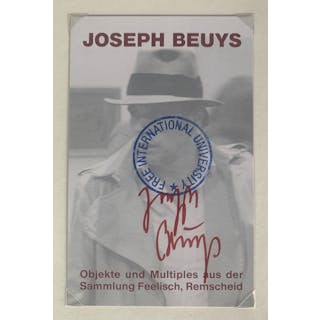 Joseph Beuys - Carte postale avec cachet et signature d’origine
